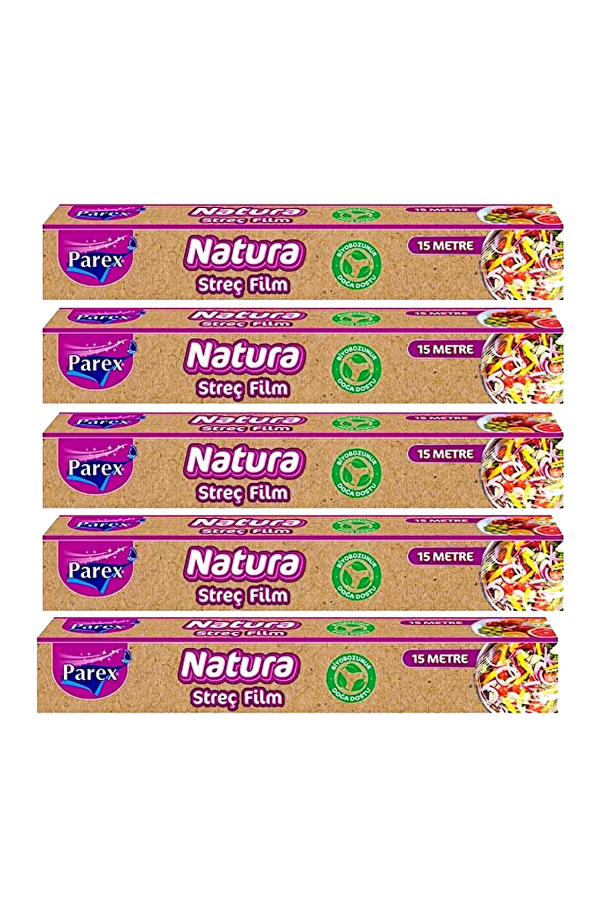 Natura Streç Film 15 Mt 5 Paket