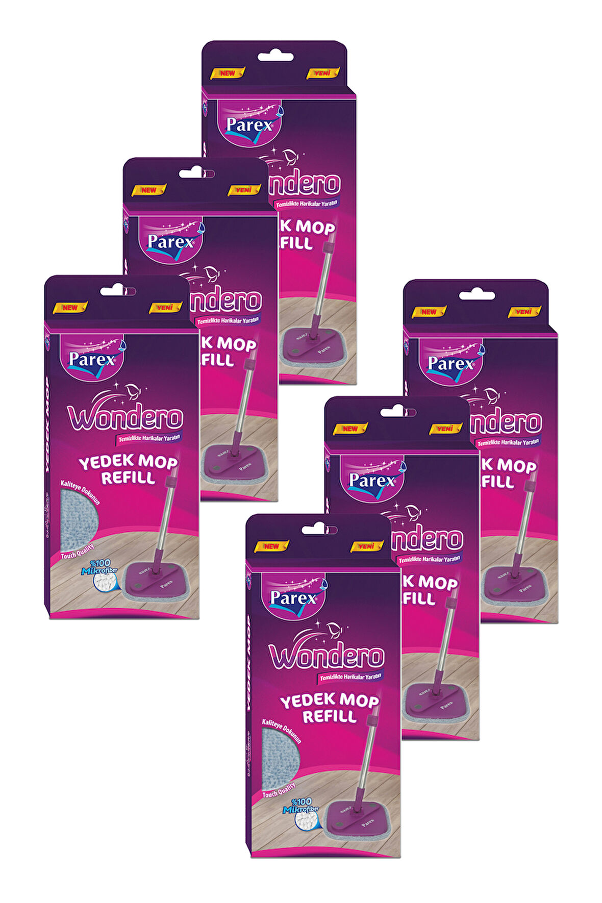 Wondero Yedek Mop Altılı Paket