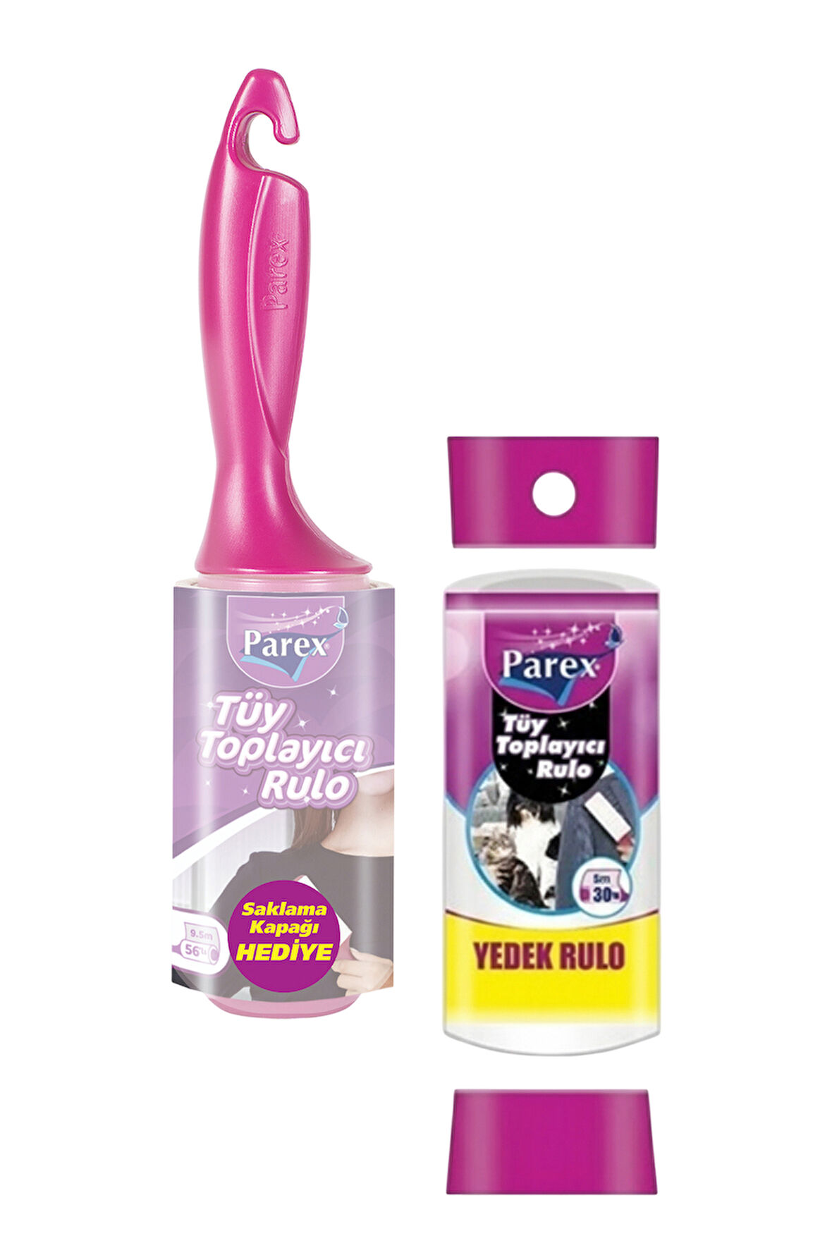 Premium Tüy Toplayıcı Rulo ve Yedek Rulo Paketi