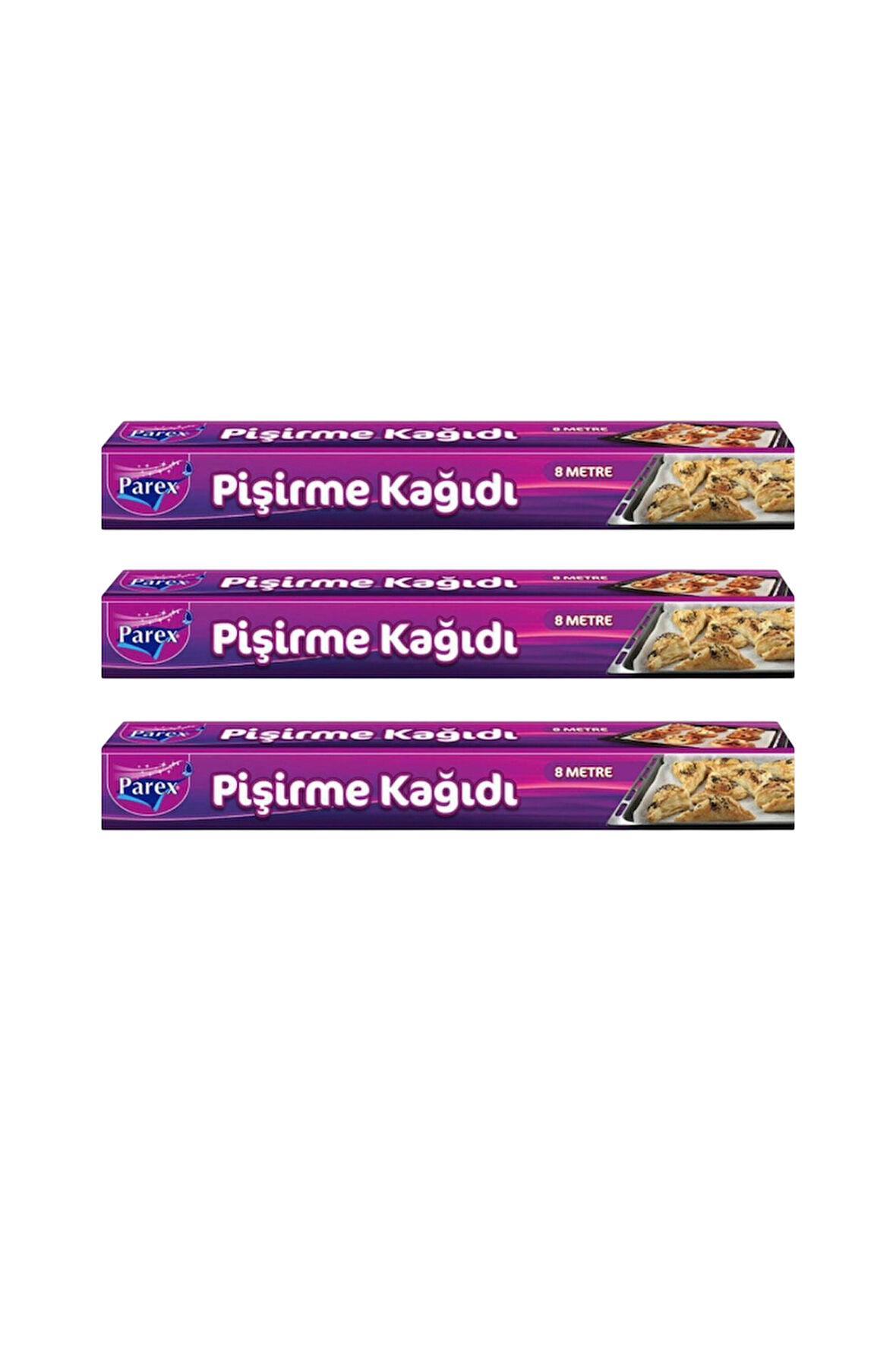 Pişirme Kağidi 8 Mt Üçlü Paket