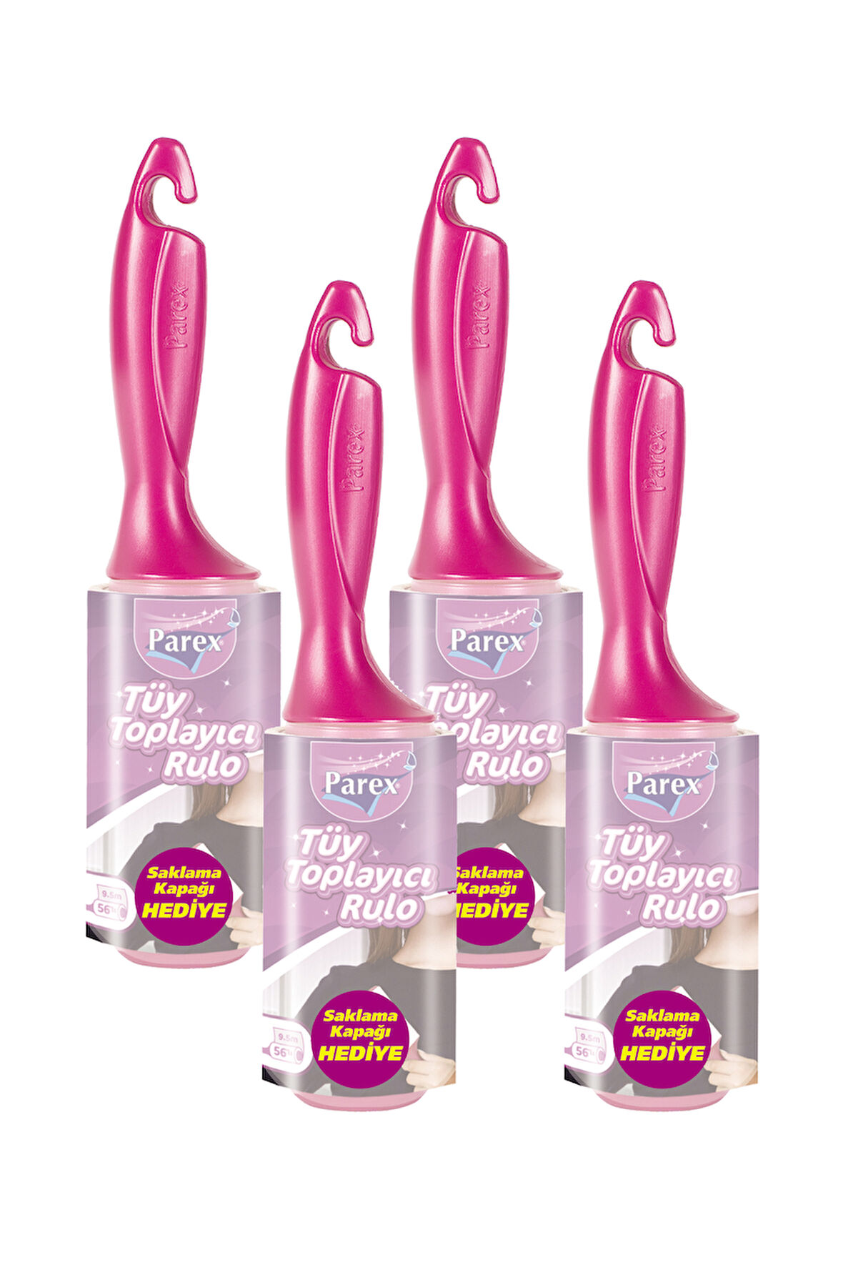 Premium Tüy Toplayıcı Rulo 56 Yapraklı X 4 Adet