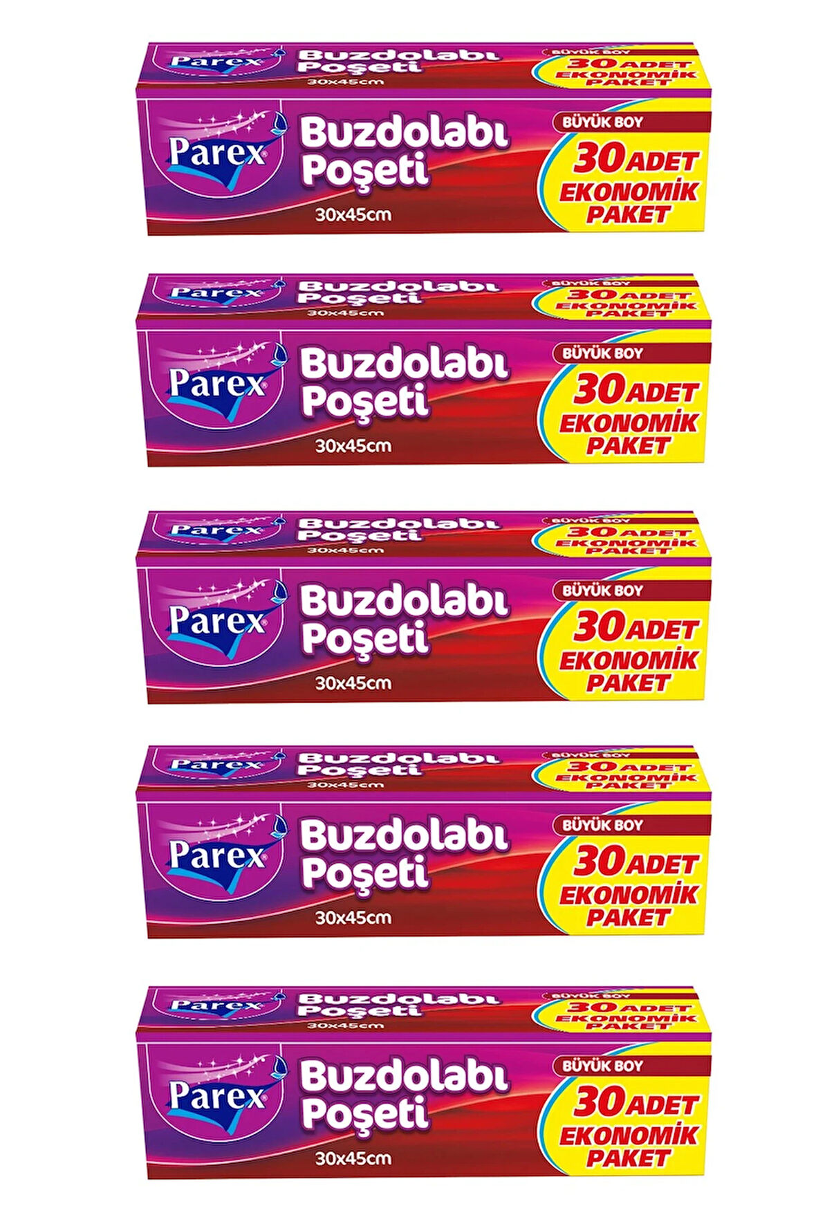 Büyük Boy Buzdolabı Poşeti 30'lu x 5 Adet