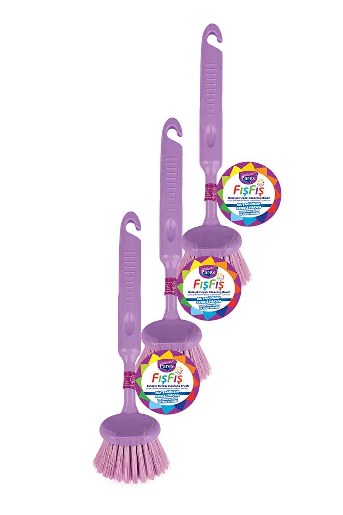 Fışfış Bulaşık Fırçası Üçlü Paket