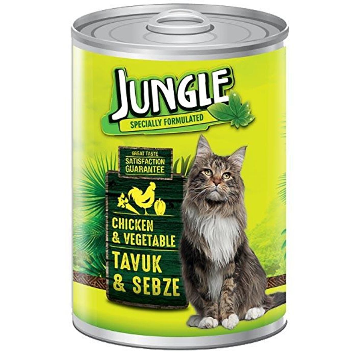 Jungle Tavuklu-Sebzeli Kedi Konserve 415 gr