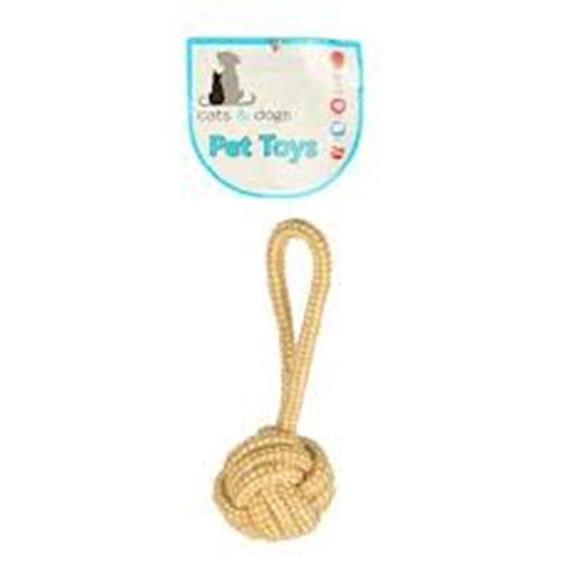 Pet Toys Tek Toplu Halat Örgü Diş Kaşıma Tut Çek Köpek Oyuncağı