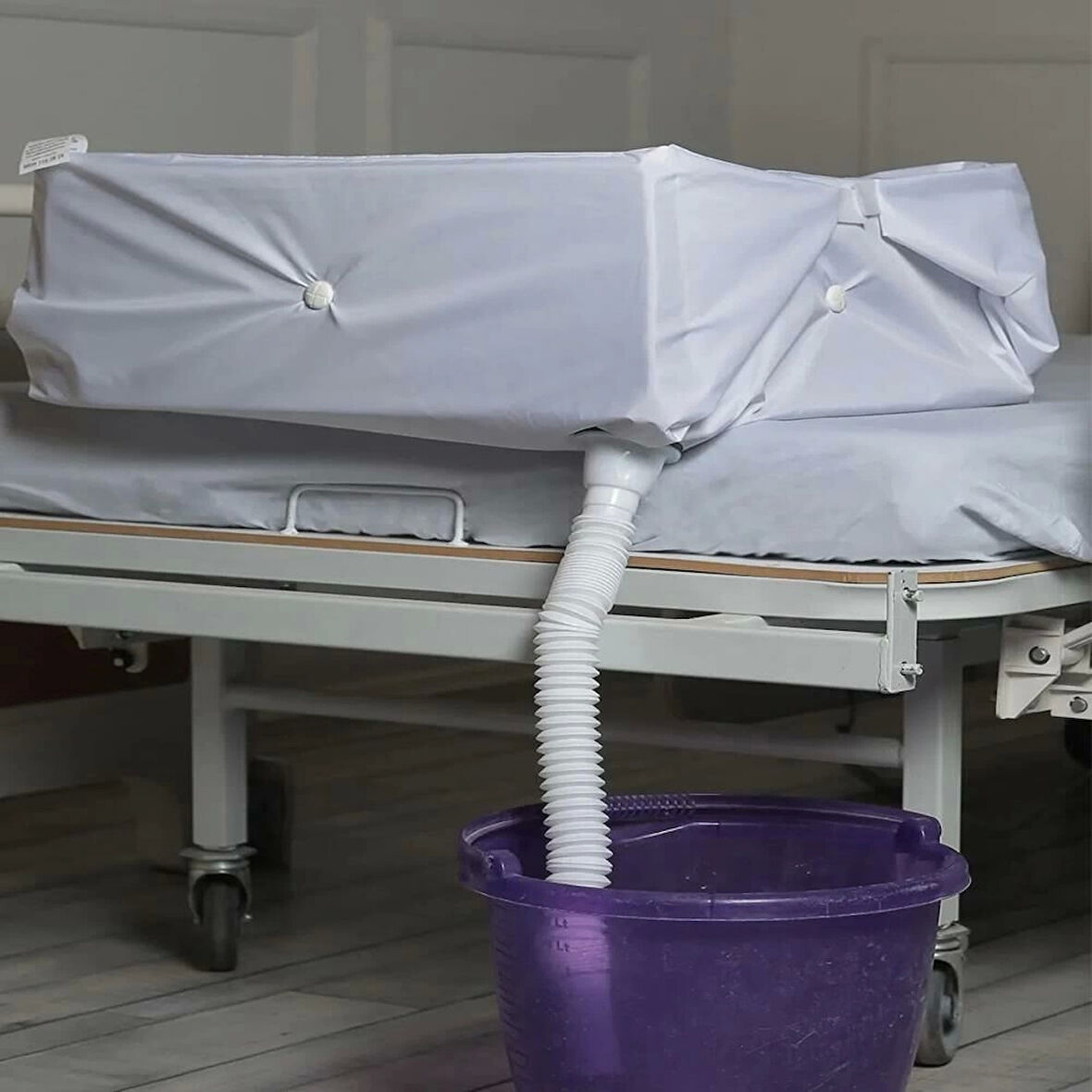 Pratik Baş Yıkama Havuzu | Yatağa Bağımlı Hastalar İçin Su Geçirmez ve Baş Destekli