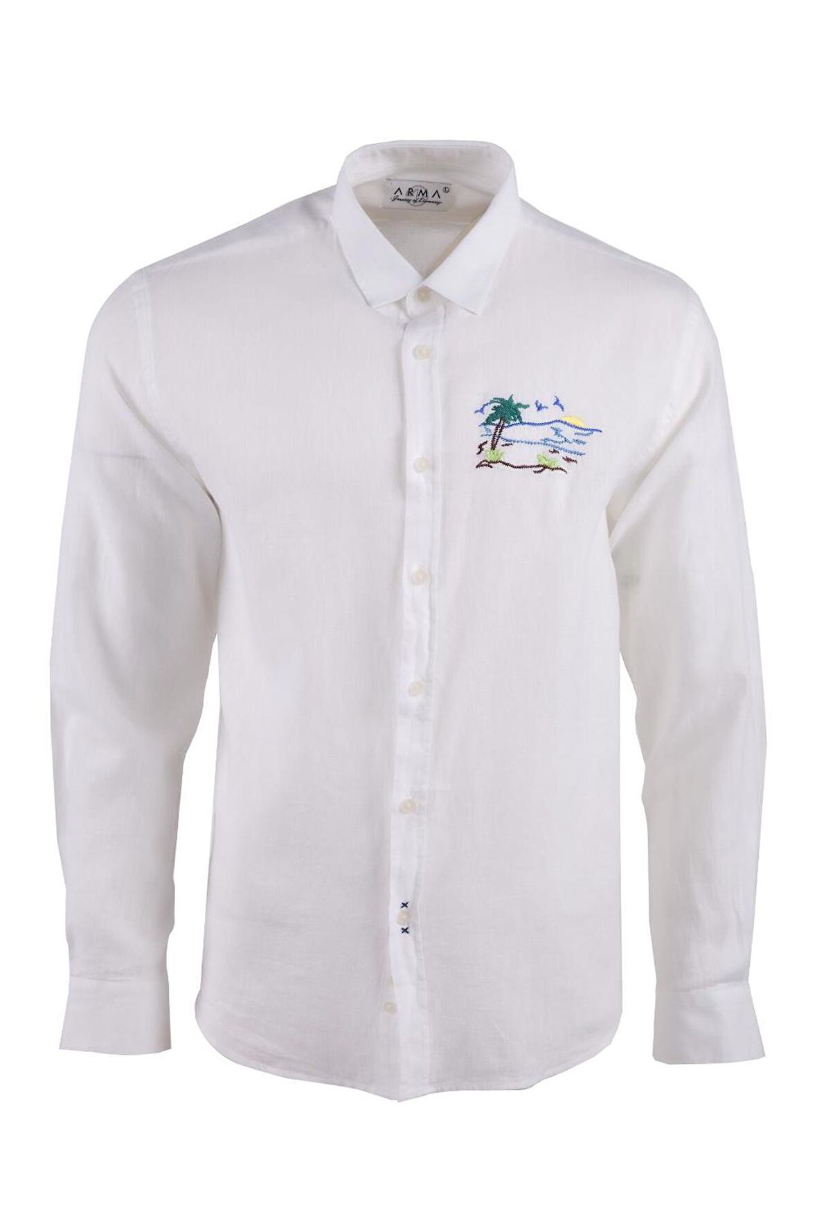 Arma Erkek Keten Gömlek 