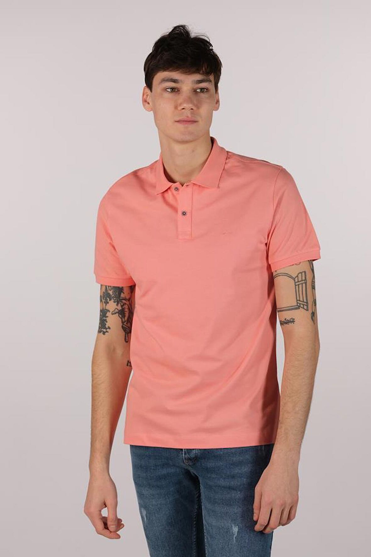 Arma Erkek Büyük Beden Polo Yaka Tişört 