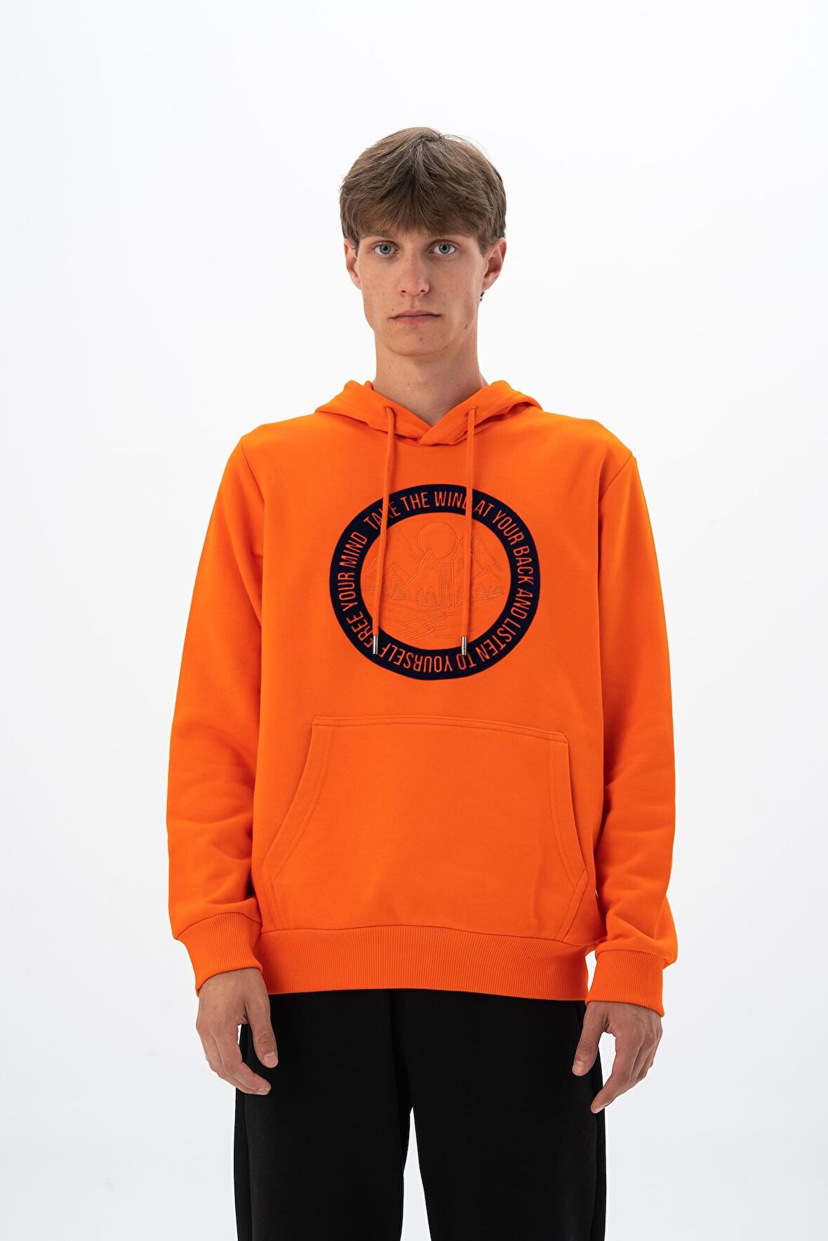 Arma Erkek Regular Fit Kanguru Cepli Sweatshirt 