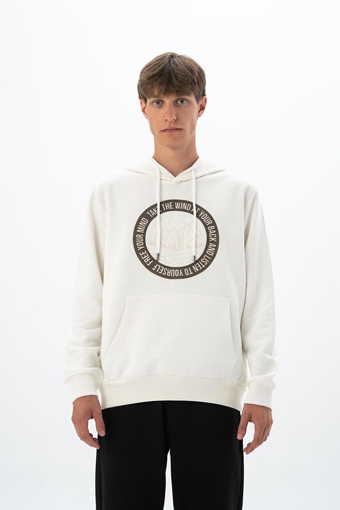 Arma Erkek Regular Fit Kanguru Cepli Sweatshirt 