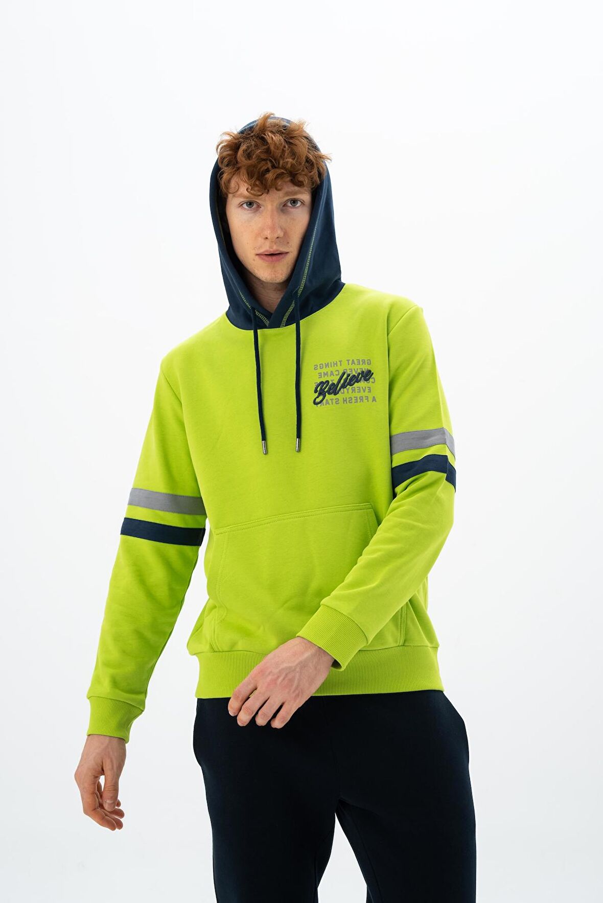 Arma Erkek Regular Fit Kanguru Cepli Sweatshirt 
