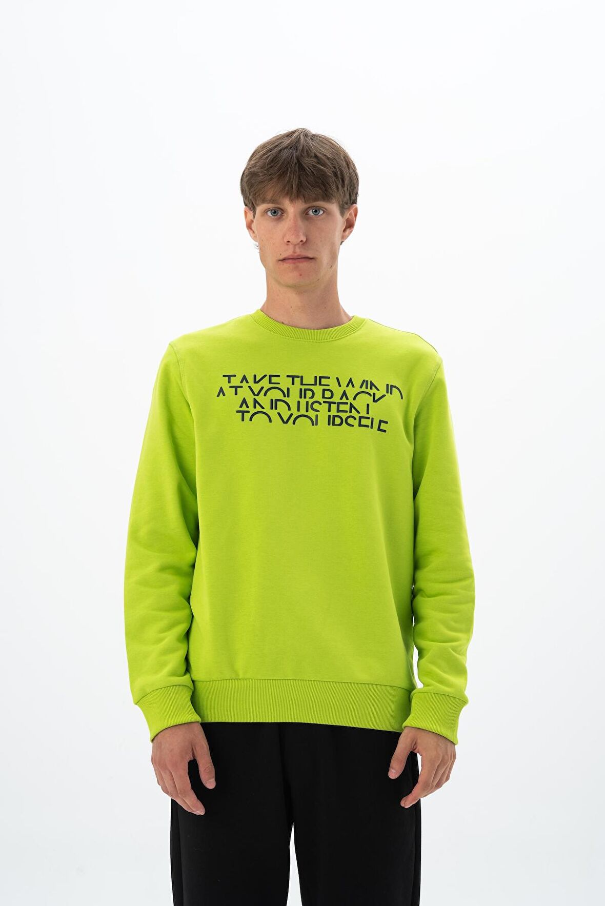 Arma Erkek Regular Fit Bisiklet Yaka Sweatshirt 