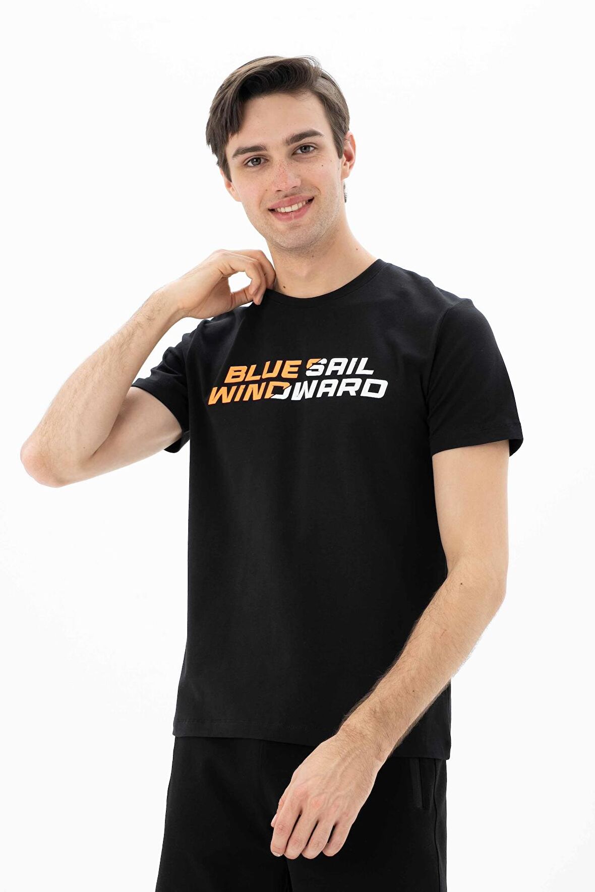 Arma Erkek Slim Fit Bisiklet Yaka Tişört 
