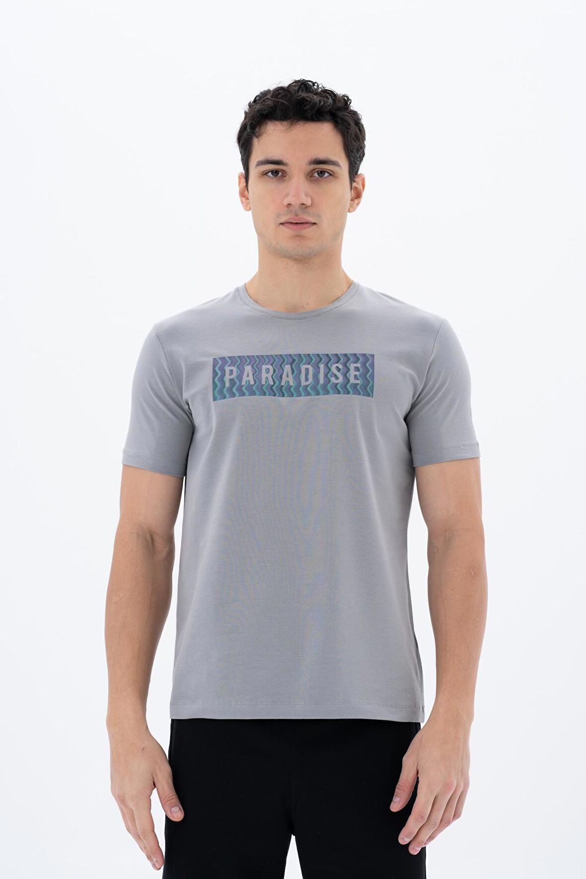 Arma Erkek Slim Fit Bisiklet Yaka Tişört 