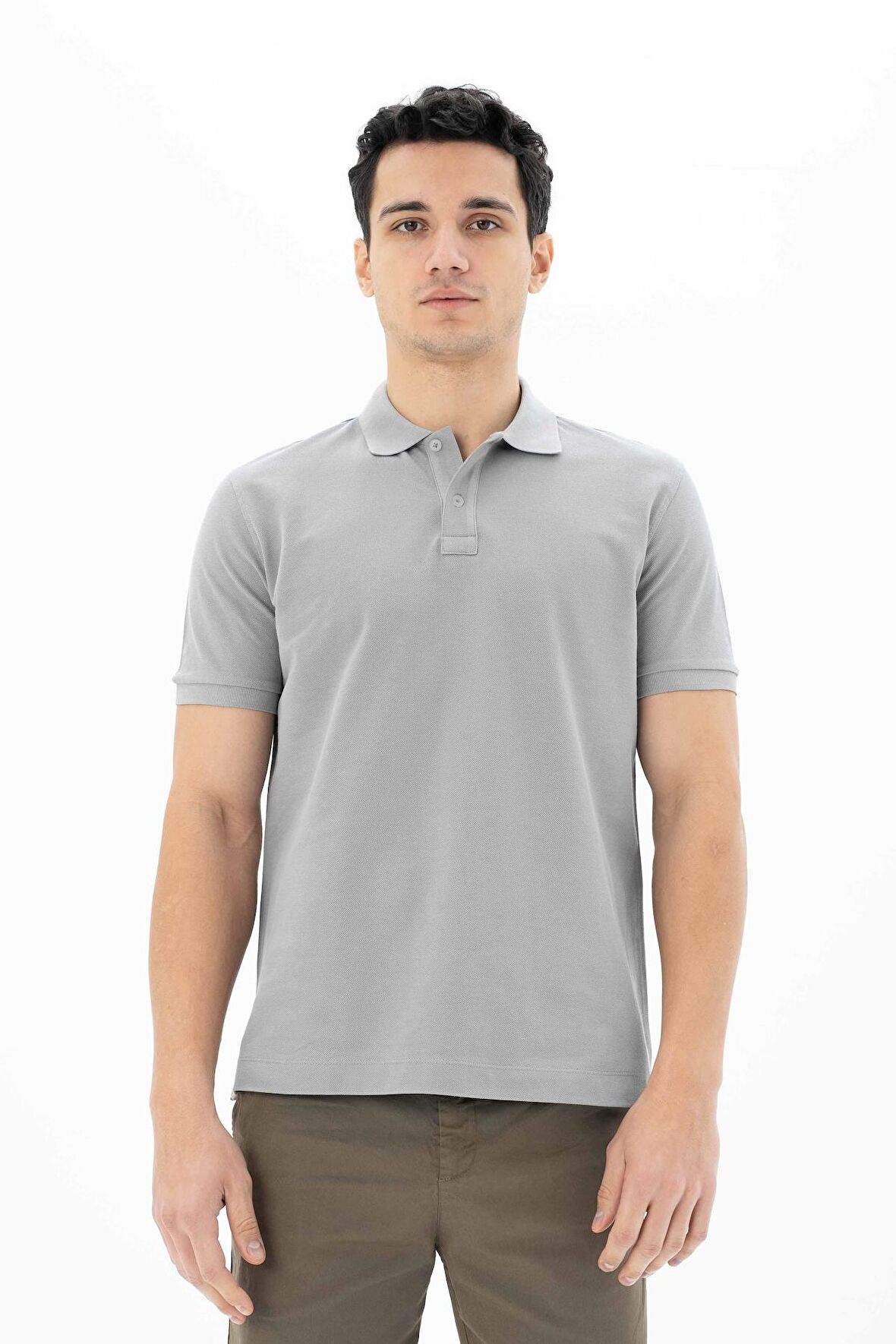 Arma Erkek %100 Pamuk Basic Polo Yaka Regular Fit T-shirt 