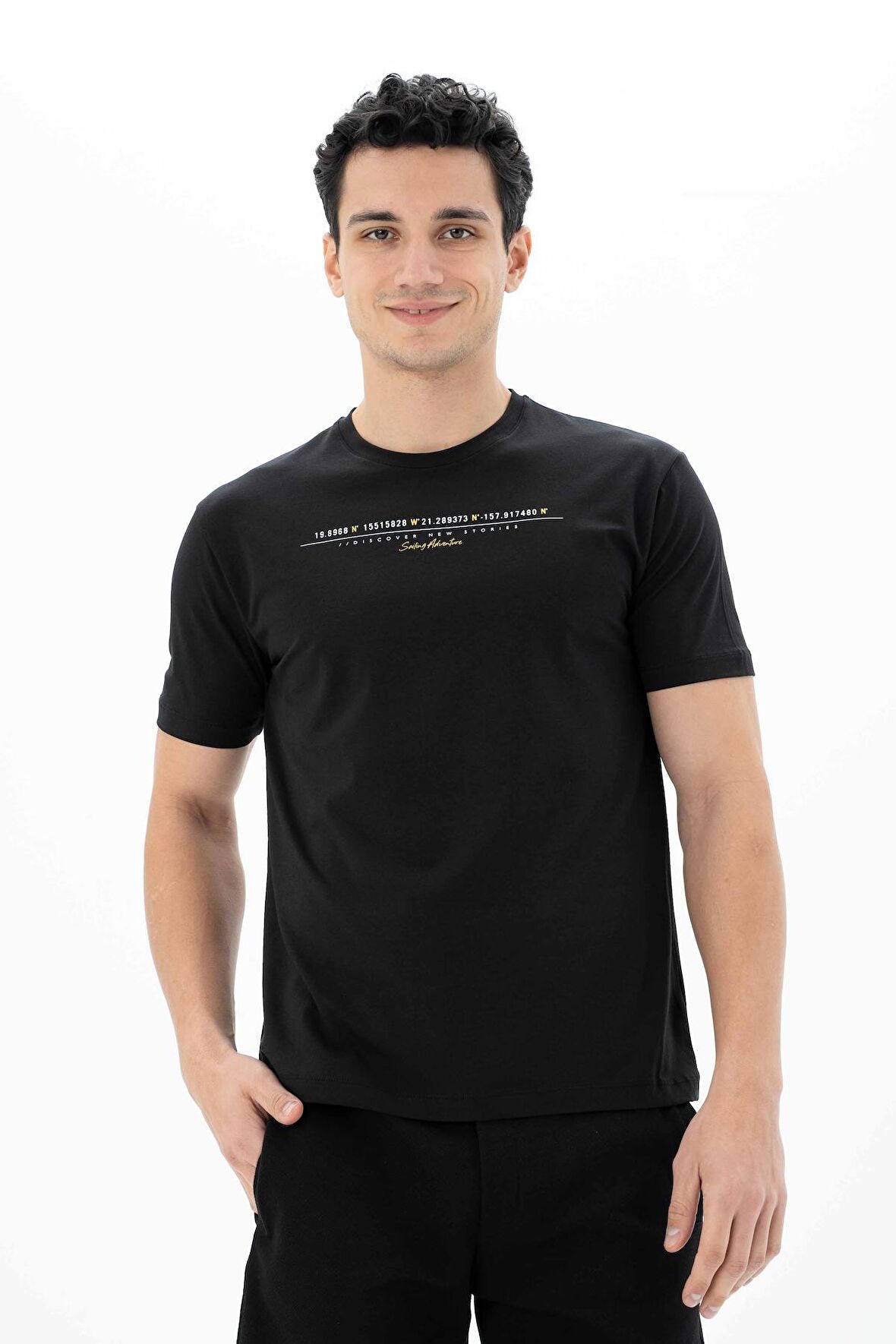 Arma Erkek Regular Fit Bisiklet Yaka Tişört 