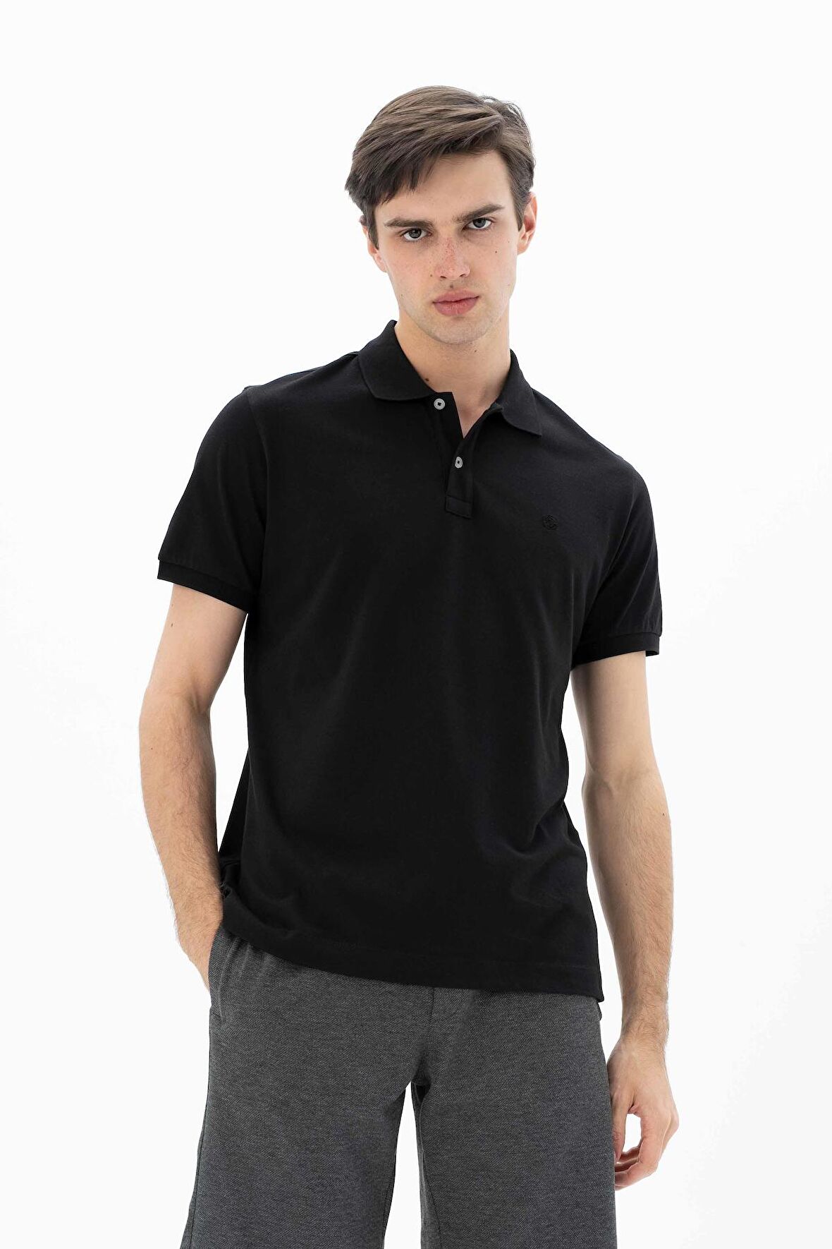 Arma Erkek %95 Pamuk Polo Yaka Regular Fit T-shirt 