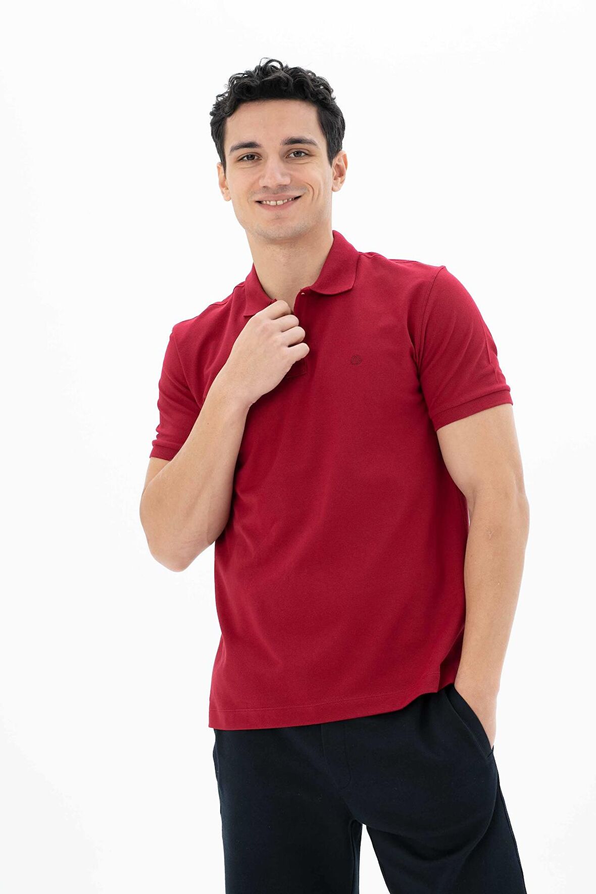 Arma Erkek %95 Pamuk Polo Yaka Regular Fit T-shirt 