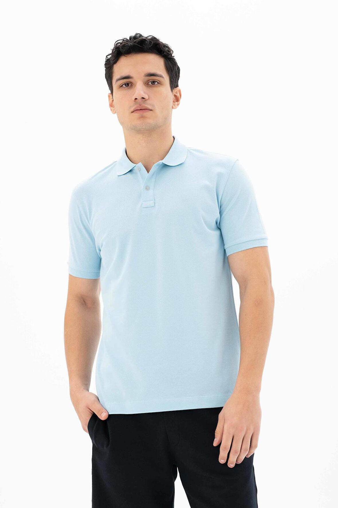 Arma Erkek %95 Pamuk Polo Yaka Regular Fit T-shirt 