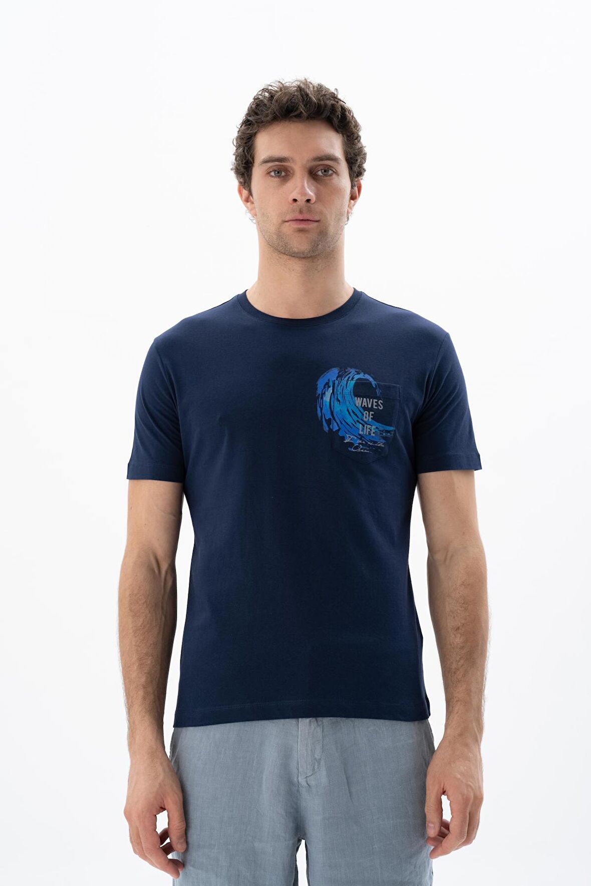 Arma Erkek Regular Fit Bisiklet Yaka Tişört 