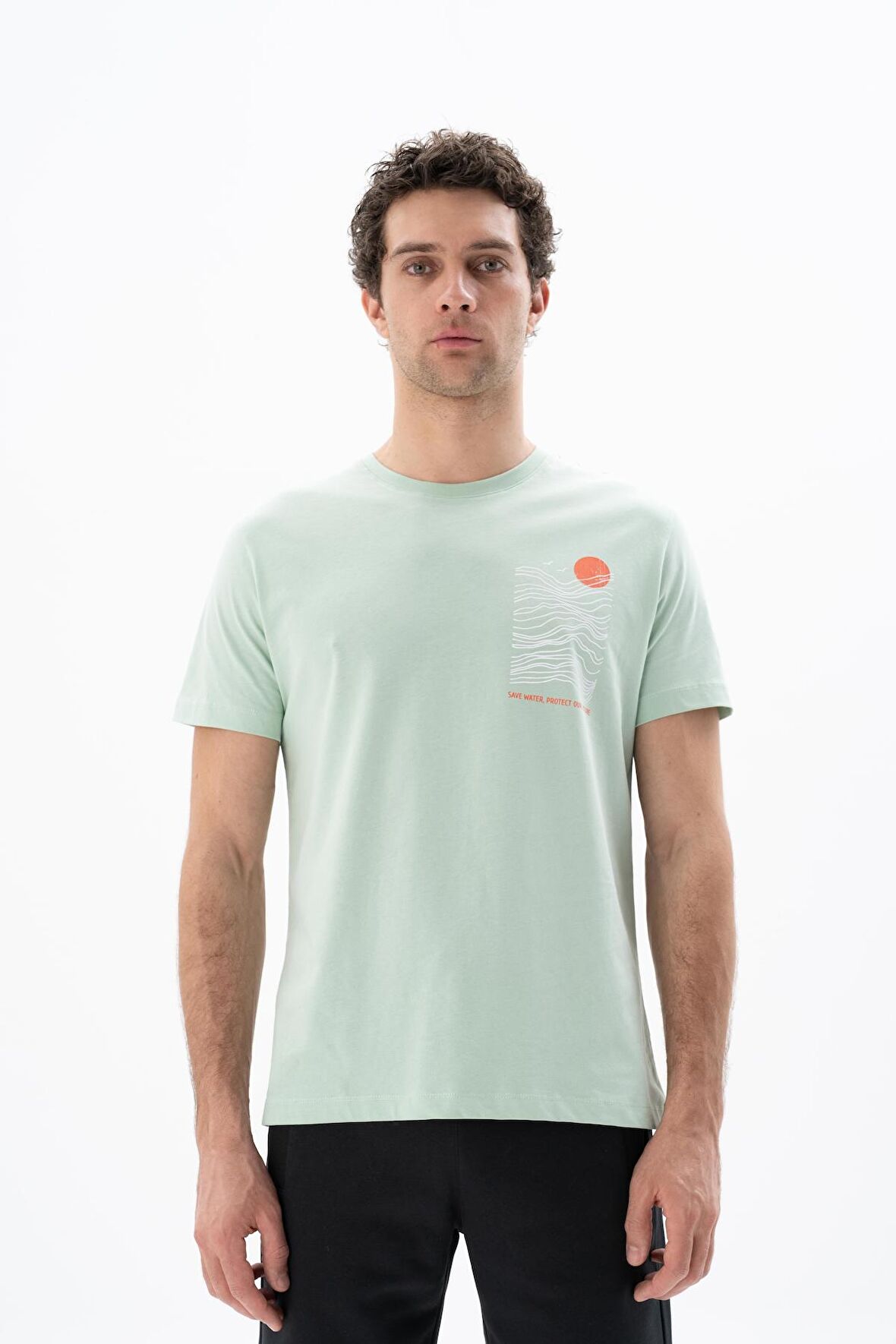 Arma Erkek Regular Fit Bisiklet Yaka Tişört 