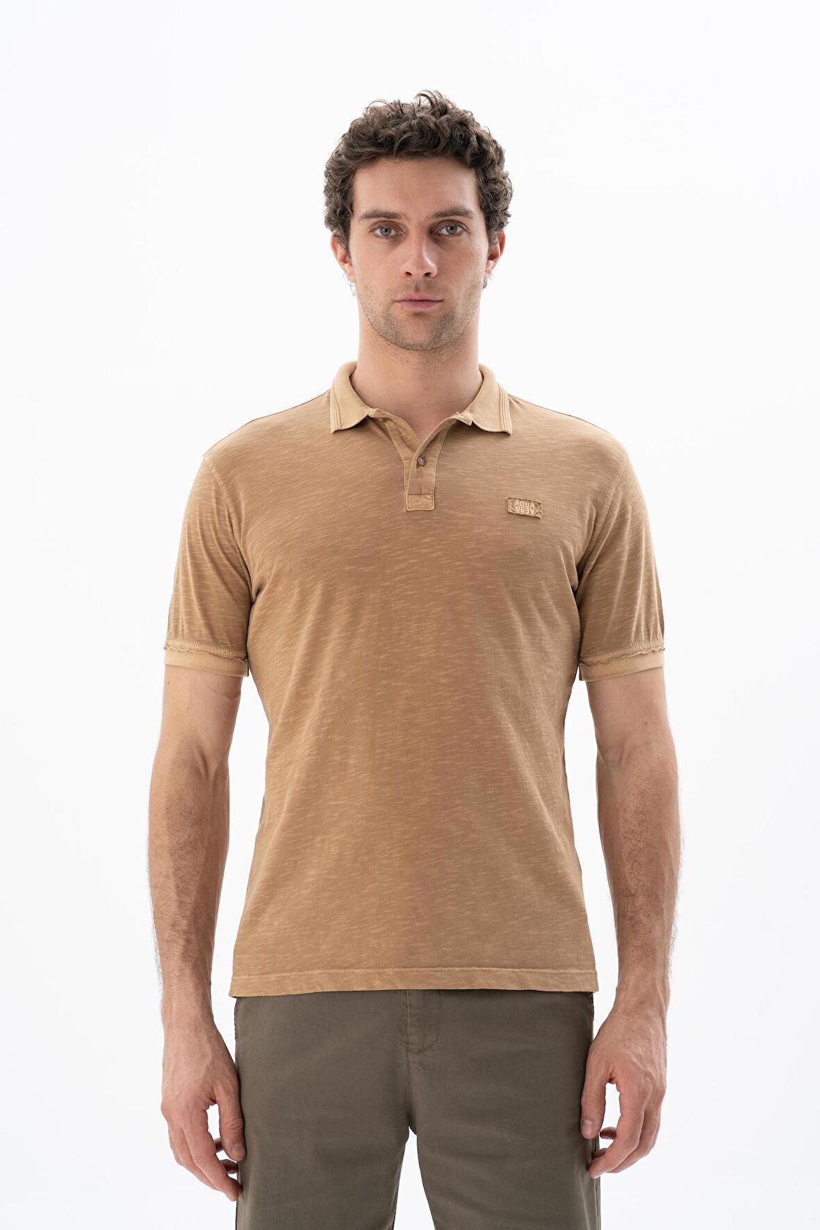 Arma Erkek Regular Fit Parça Boyama Polo Yaka Tişört 