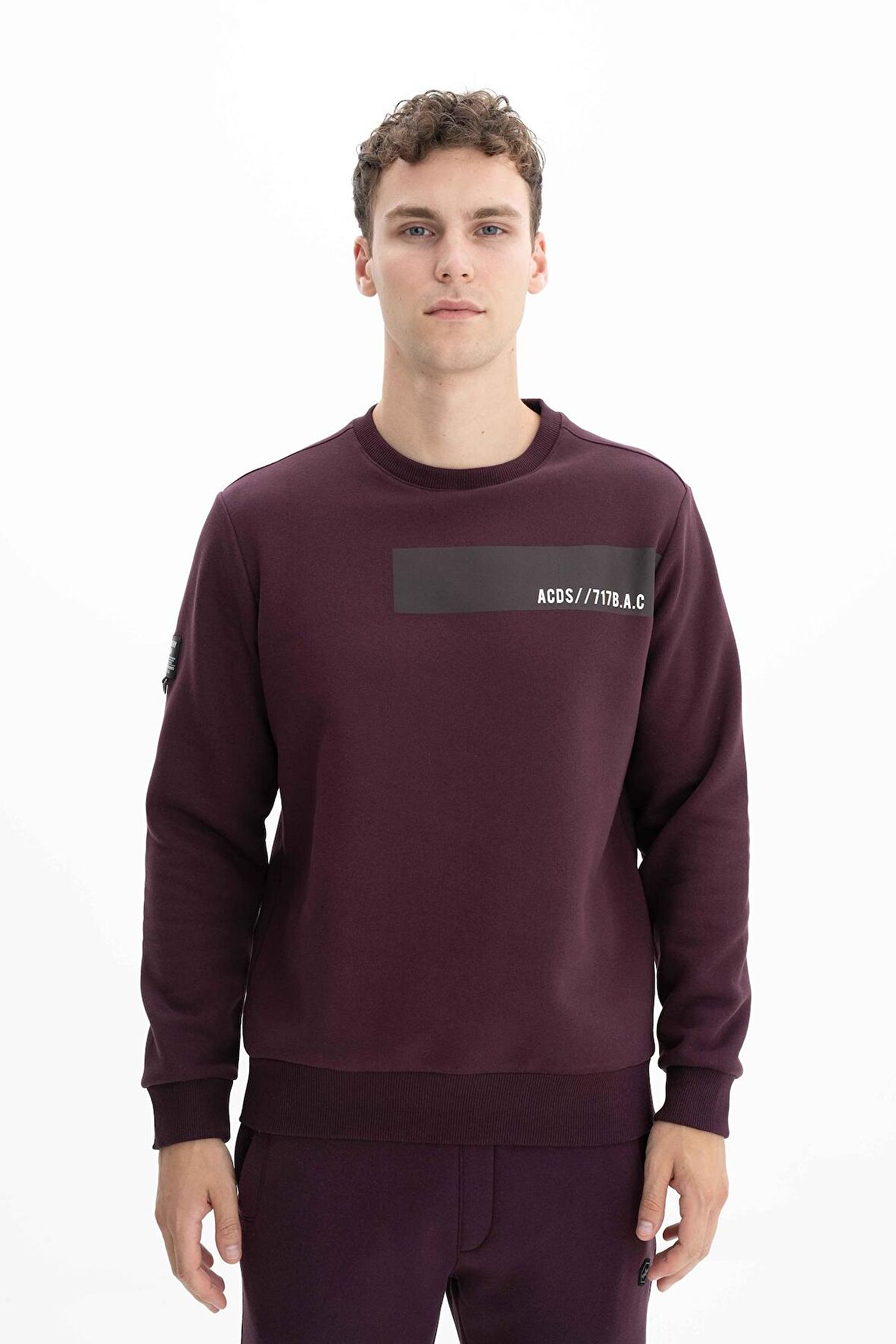 Arma Erkek Regular Fit Bisiklet Yaka Sweatshirt 