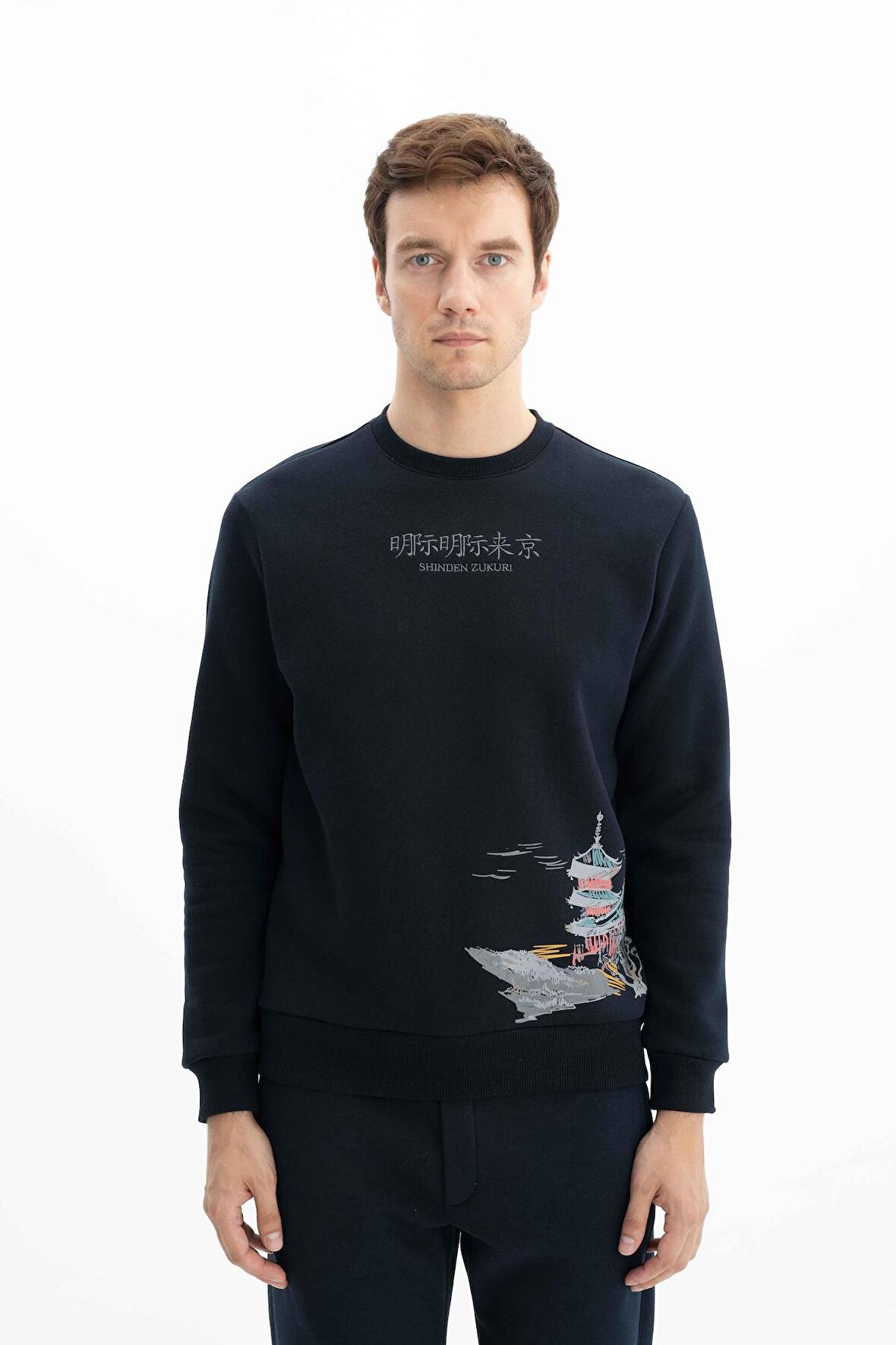 Arma Erkek Regular Fit Bisiklet Yaka Sweatshirt 