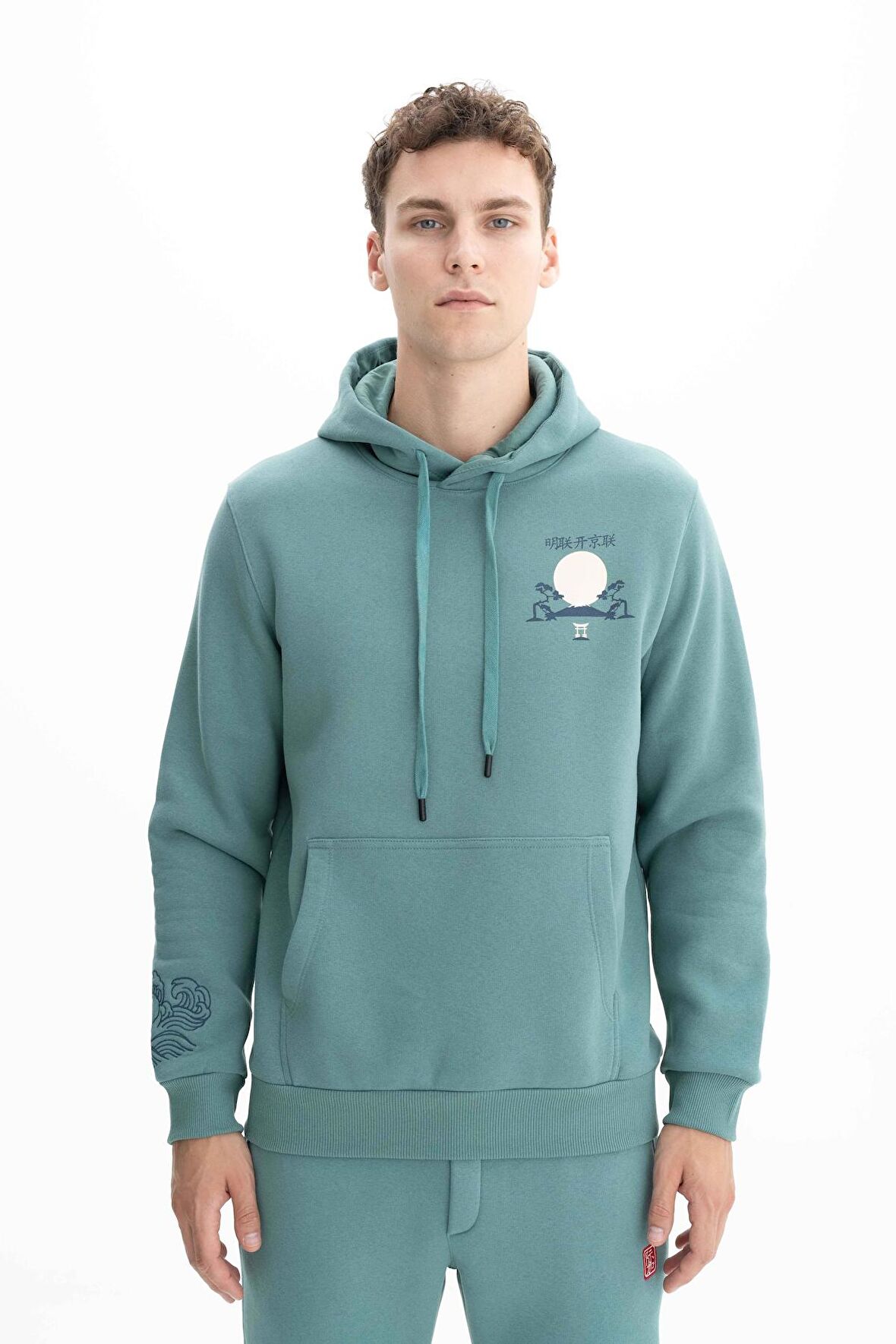 Arma Erkek Regular Fit Kapşonlu Kanguru Cepli Sweatshirt 