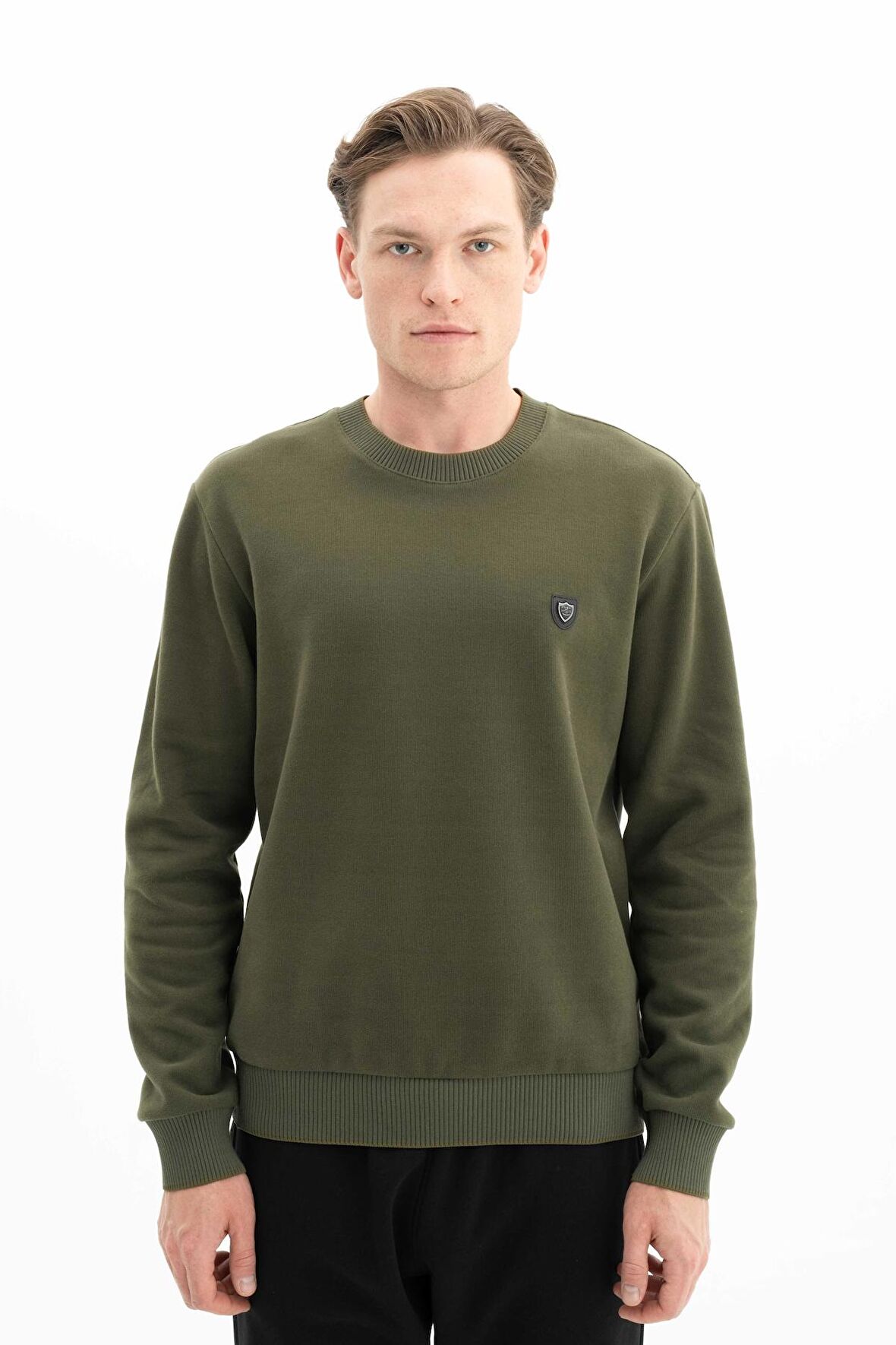 Arma Erkek Regular Fit Selanik Bisiklet Yaka Sweatshirt 