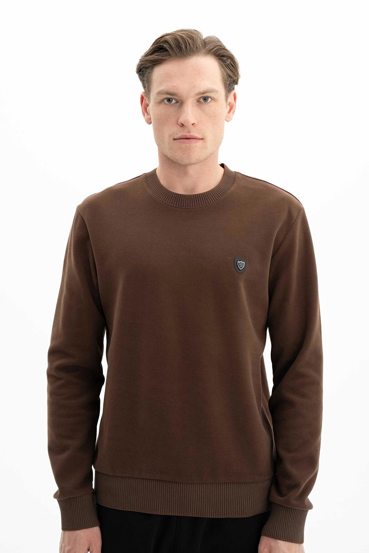 Arma Erkek Regular Fit Selanik Bisiklet Yaka Sweatshirt 