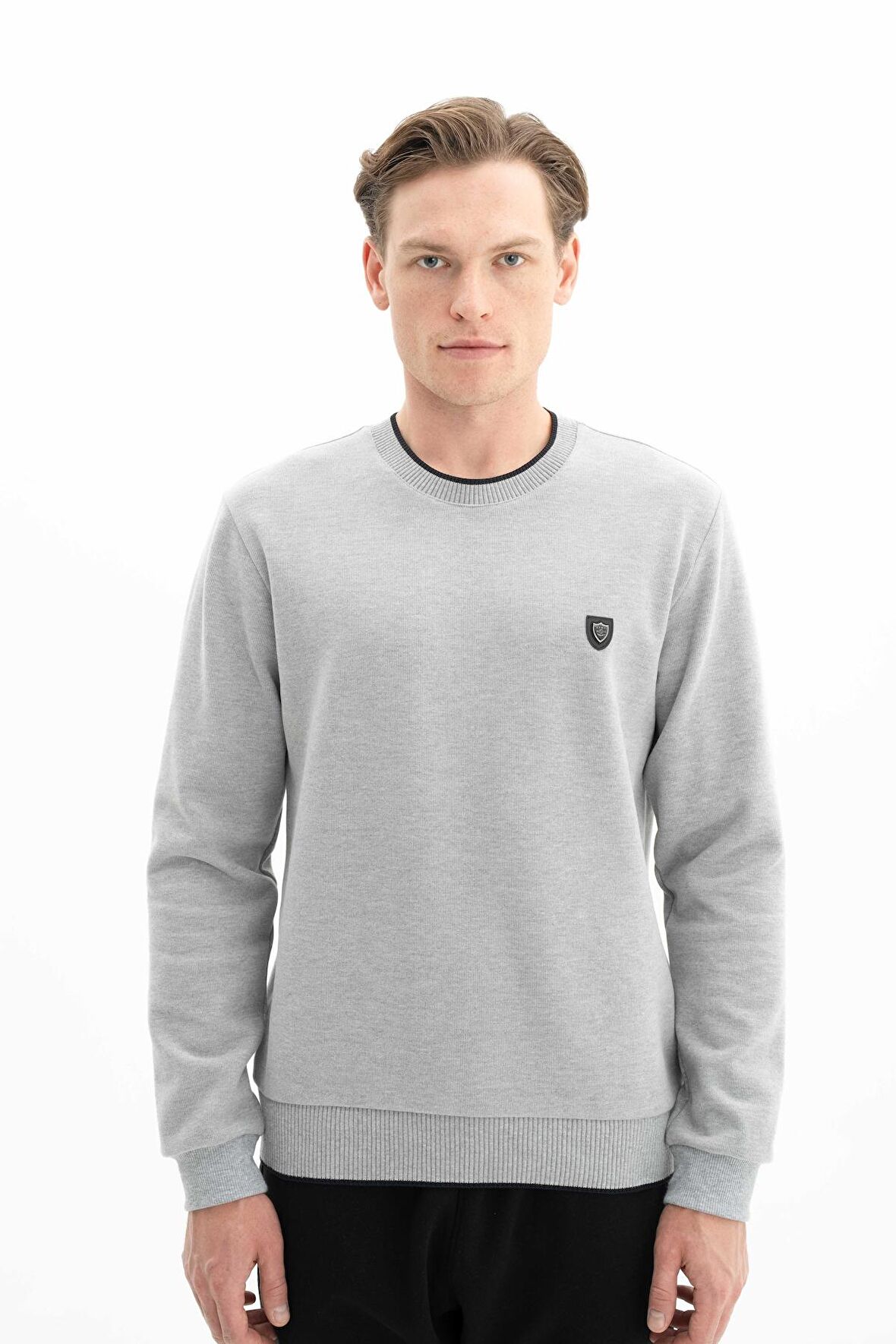 Arma Erkek Regular Fit Selanik Bisiklet Yaka Sweatshirt 