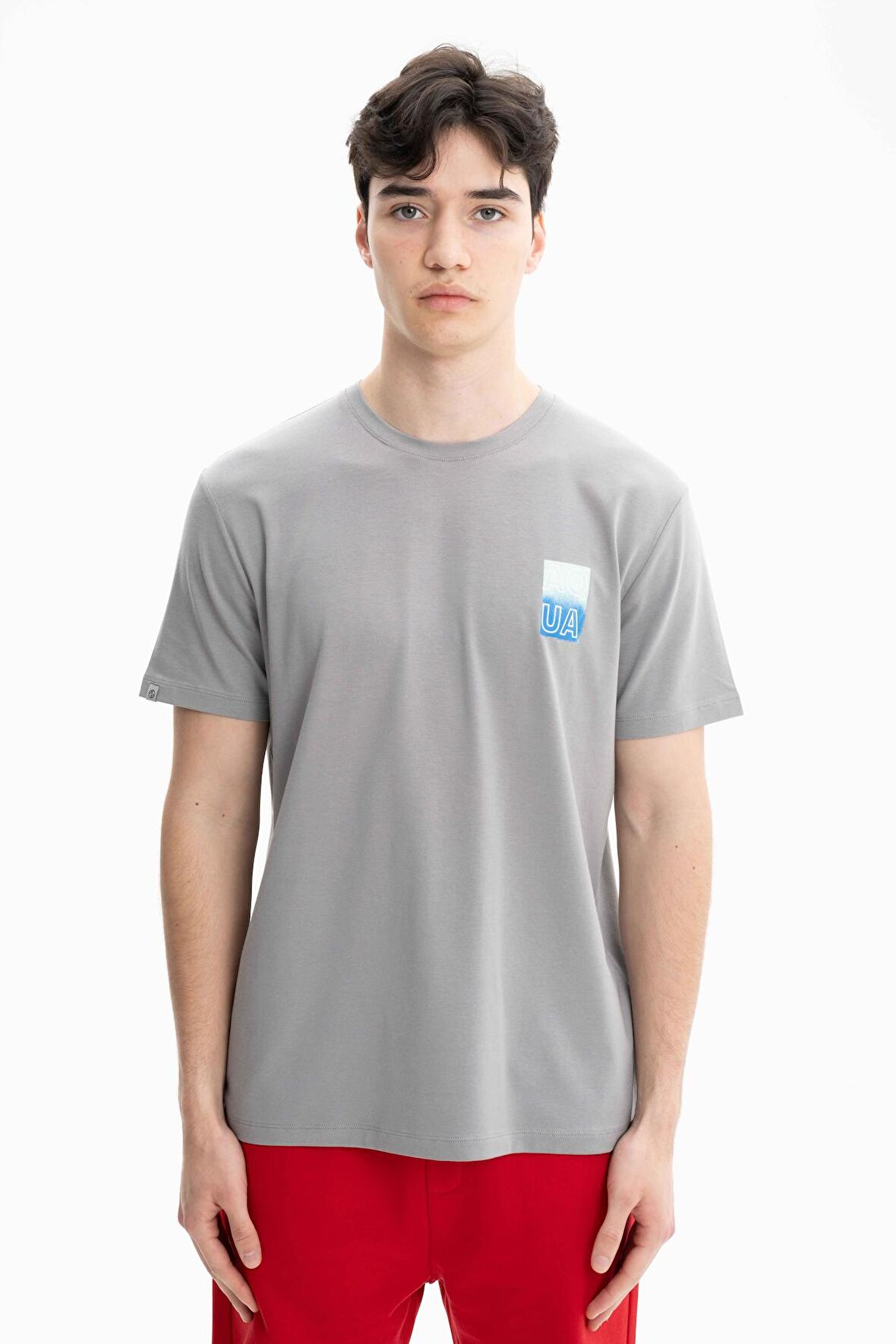 Arma Erkek Örme Süprem Penye Bisiklet Yaka Tişört 