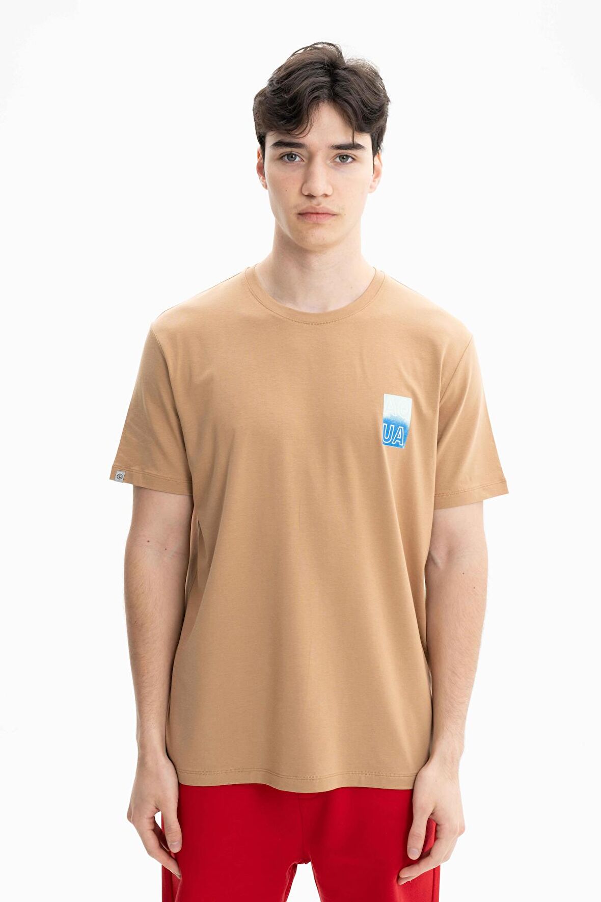 Arma Erkek Örme Süprem Penye Bisiklet Yaka Tişört 