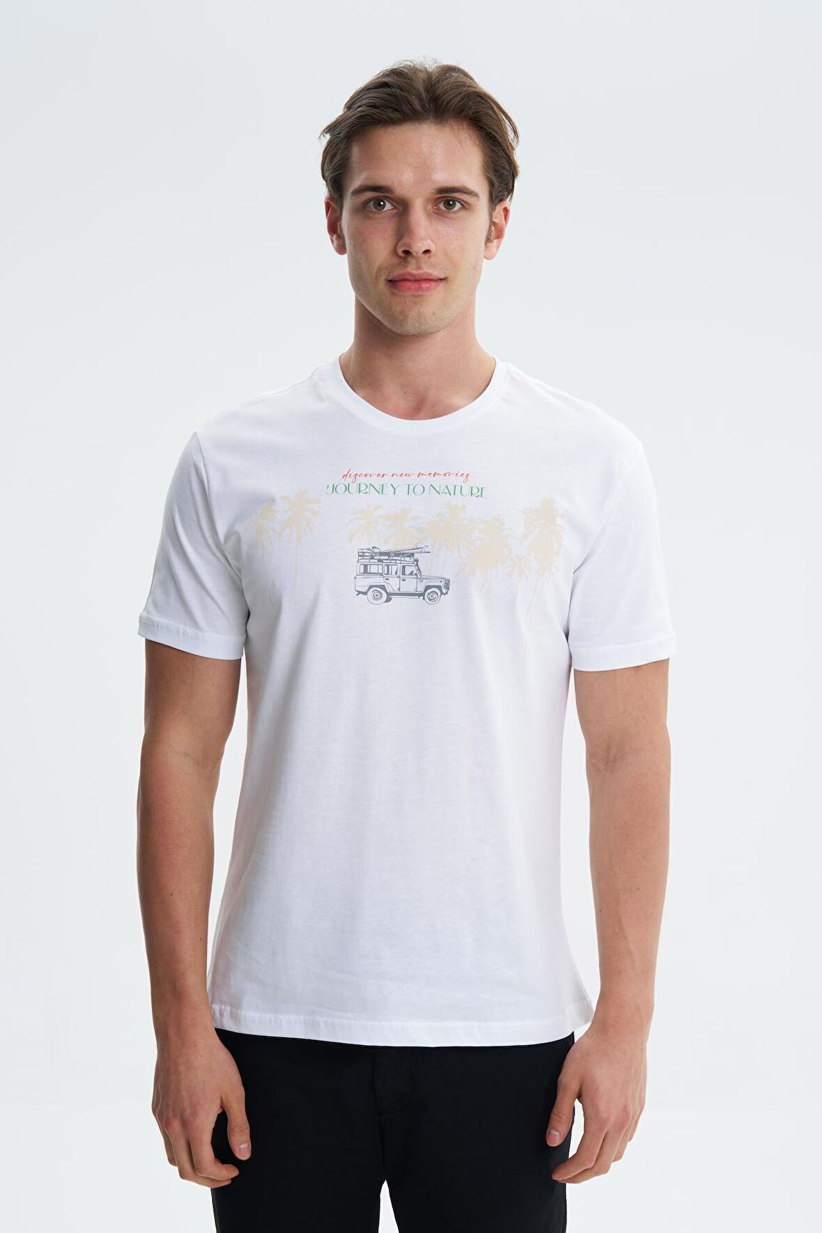 Arma Erkek Regular Fit Bisiklet Yaka Tişört 