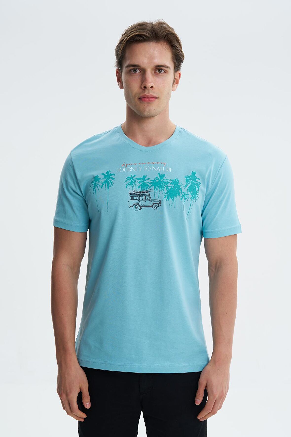 Arma Erkek Regular Fit Bisiklet Yaka Tişört 