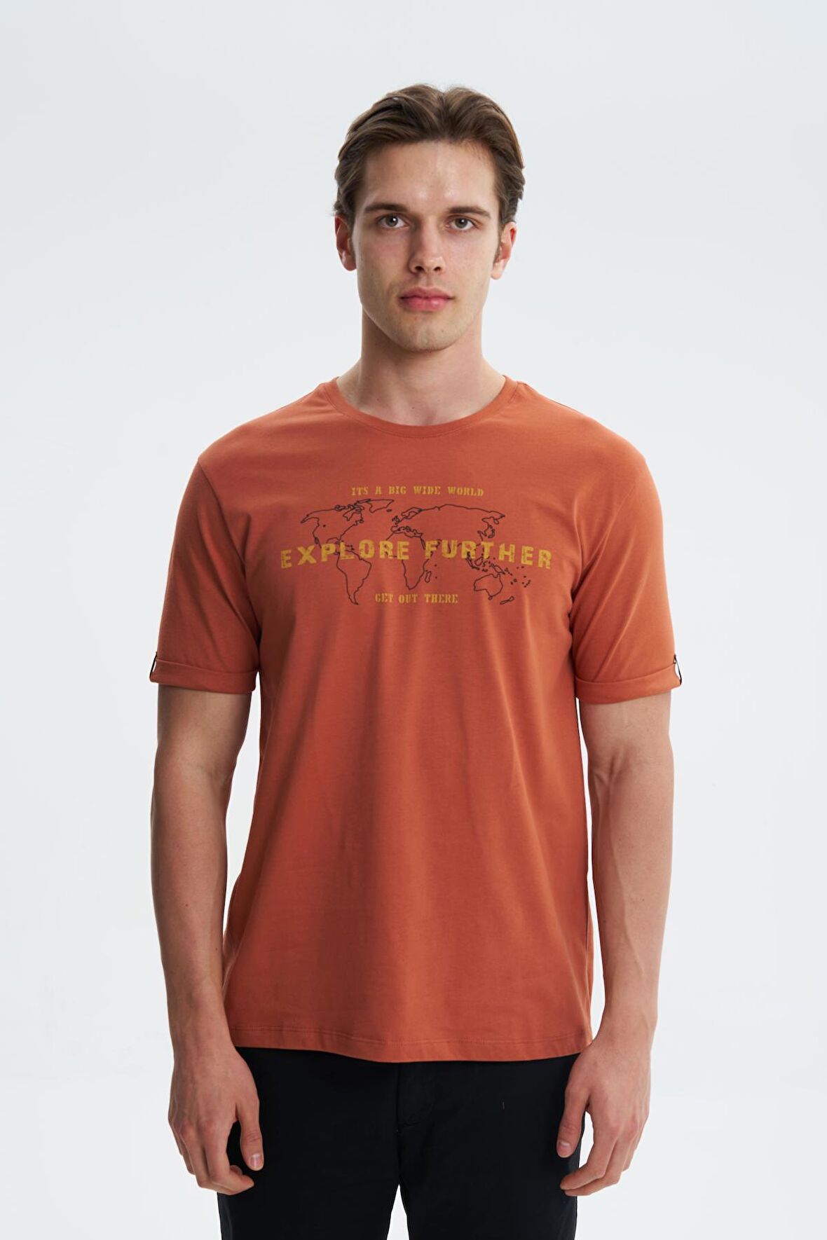 Arma Erkek Regular Fit Süprem Bisiklet Yaka Tişört 