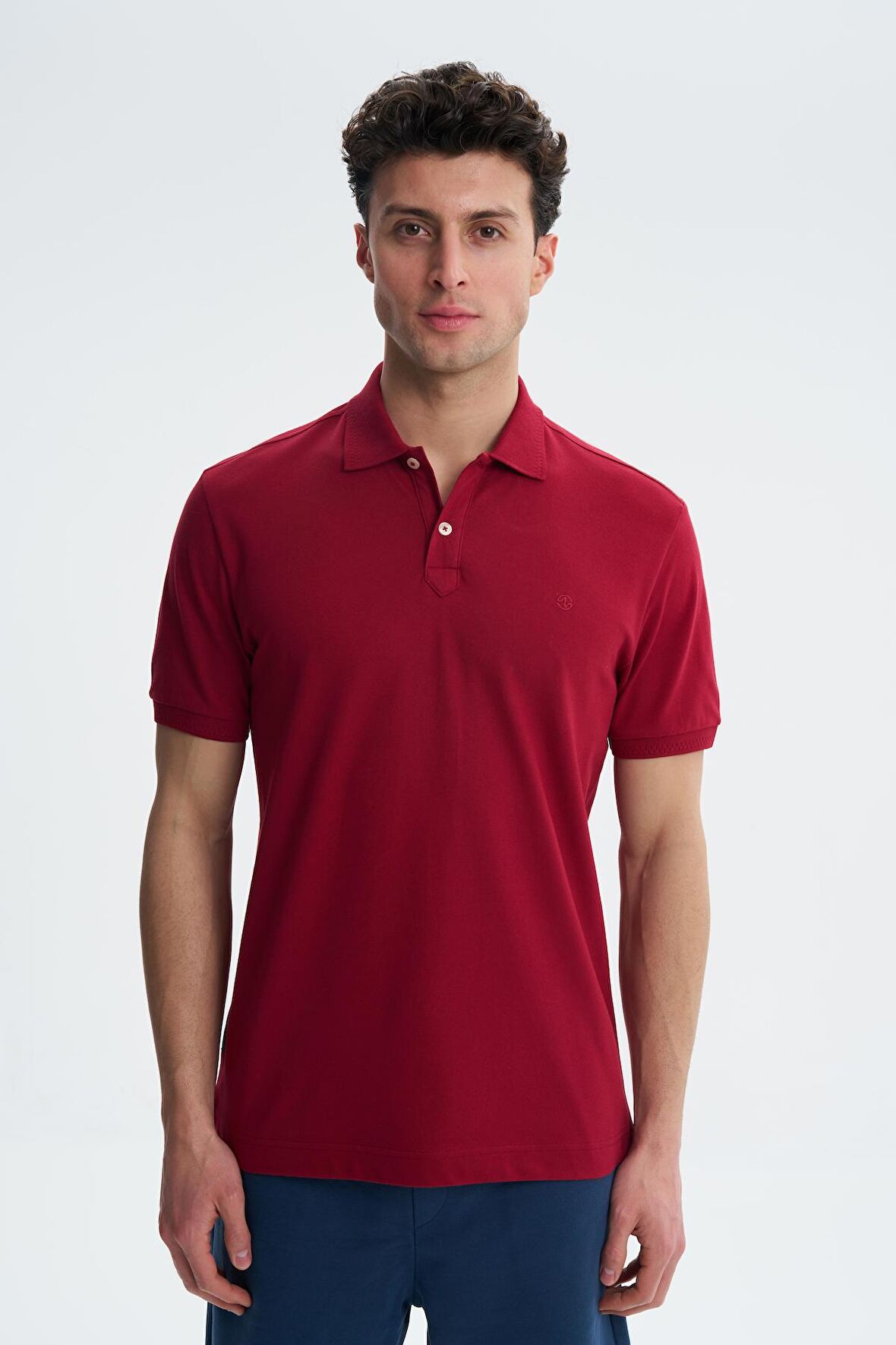 Arma Erkek Likralı Pike Regular Fit Polo Yaka Tişört 