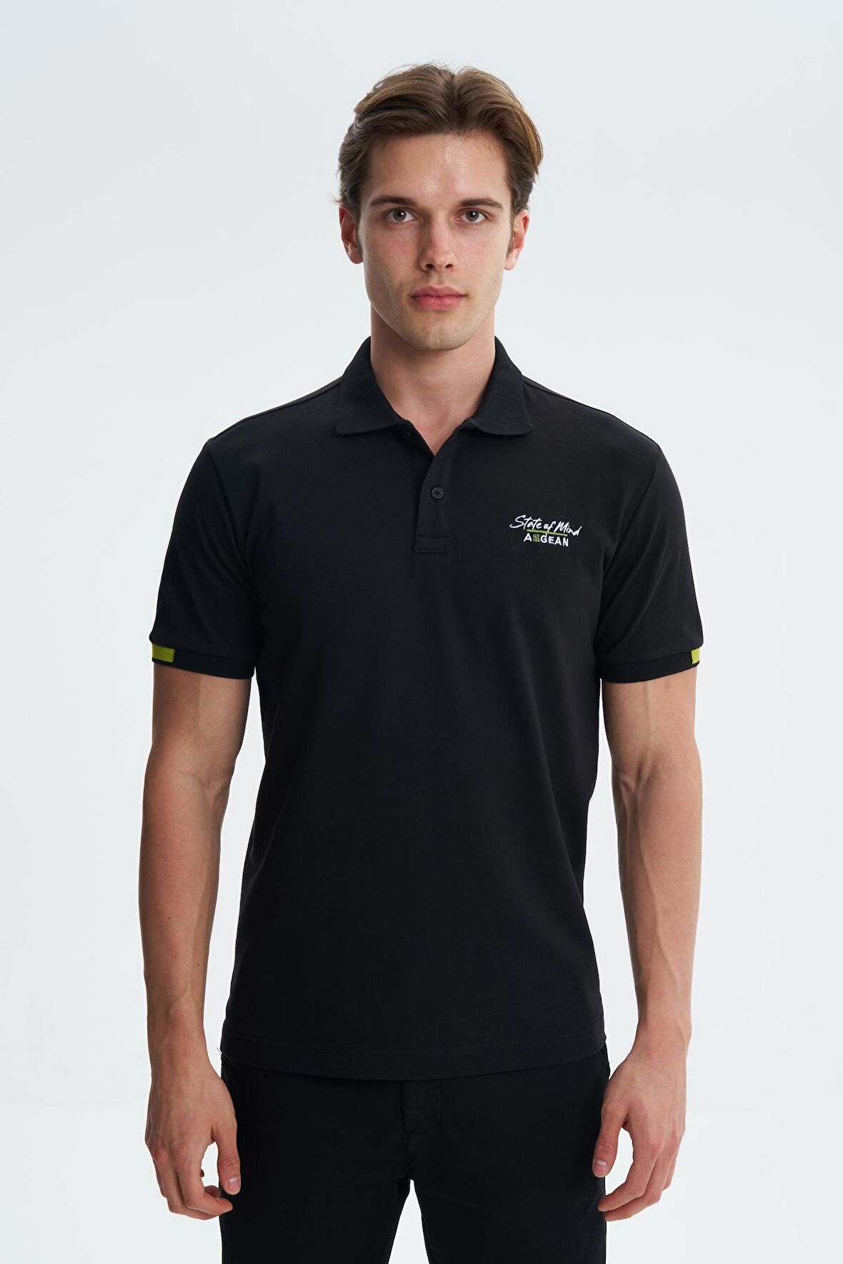 Arma Erkek Likralı Pike Polo Yaka Tişört 