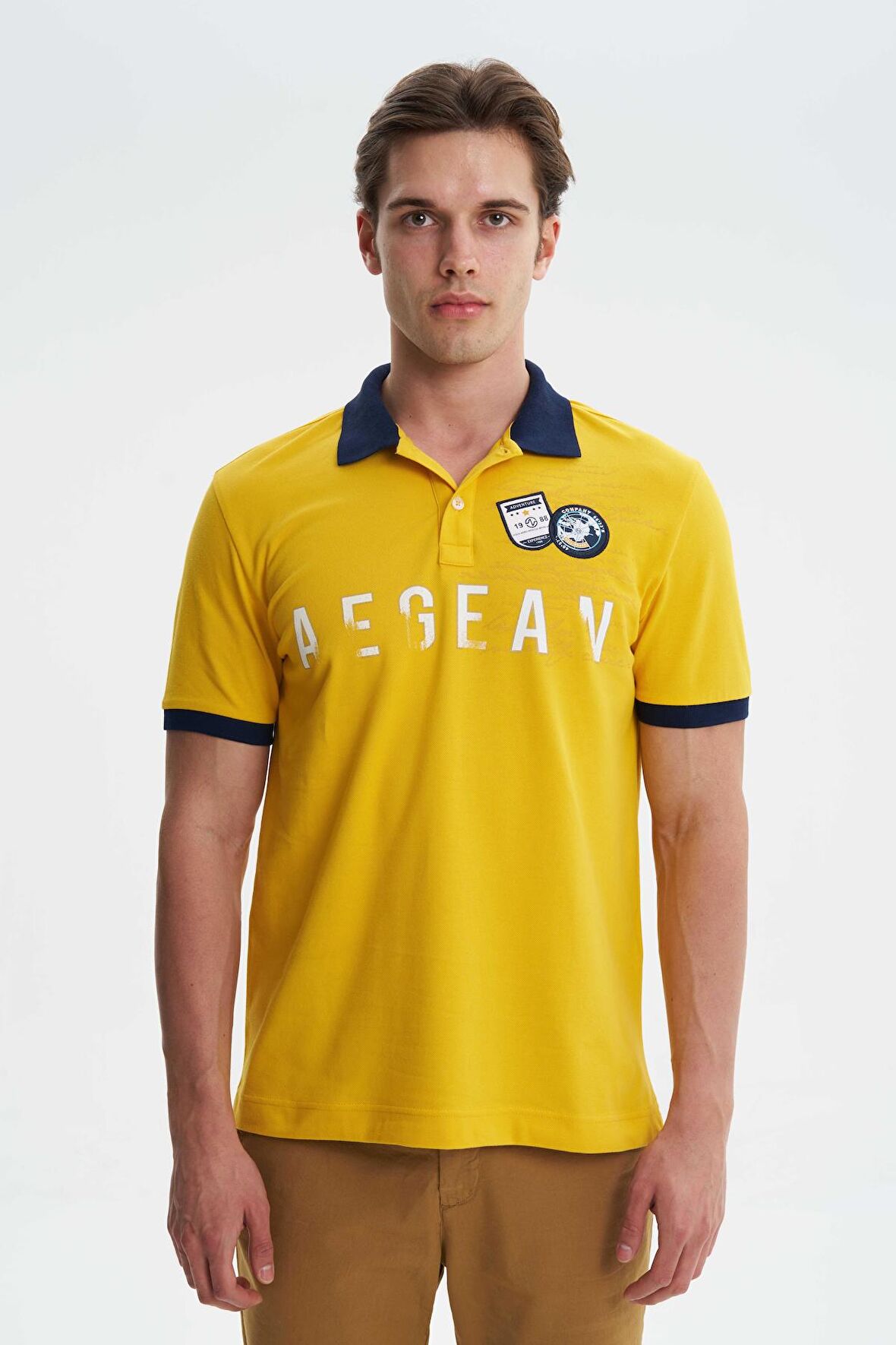 Arma Erkek Regular Fit Likralı Pike Polo Yaka Tişört 