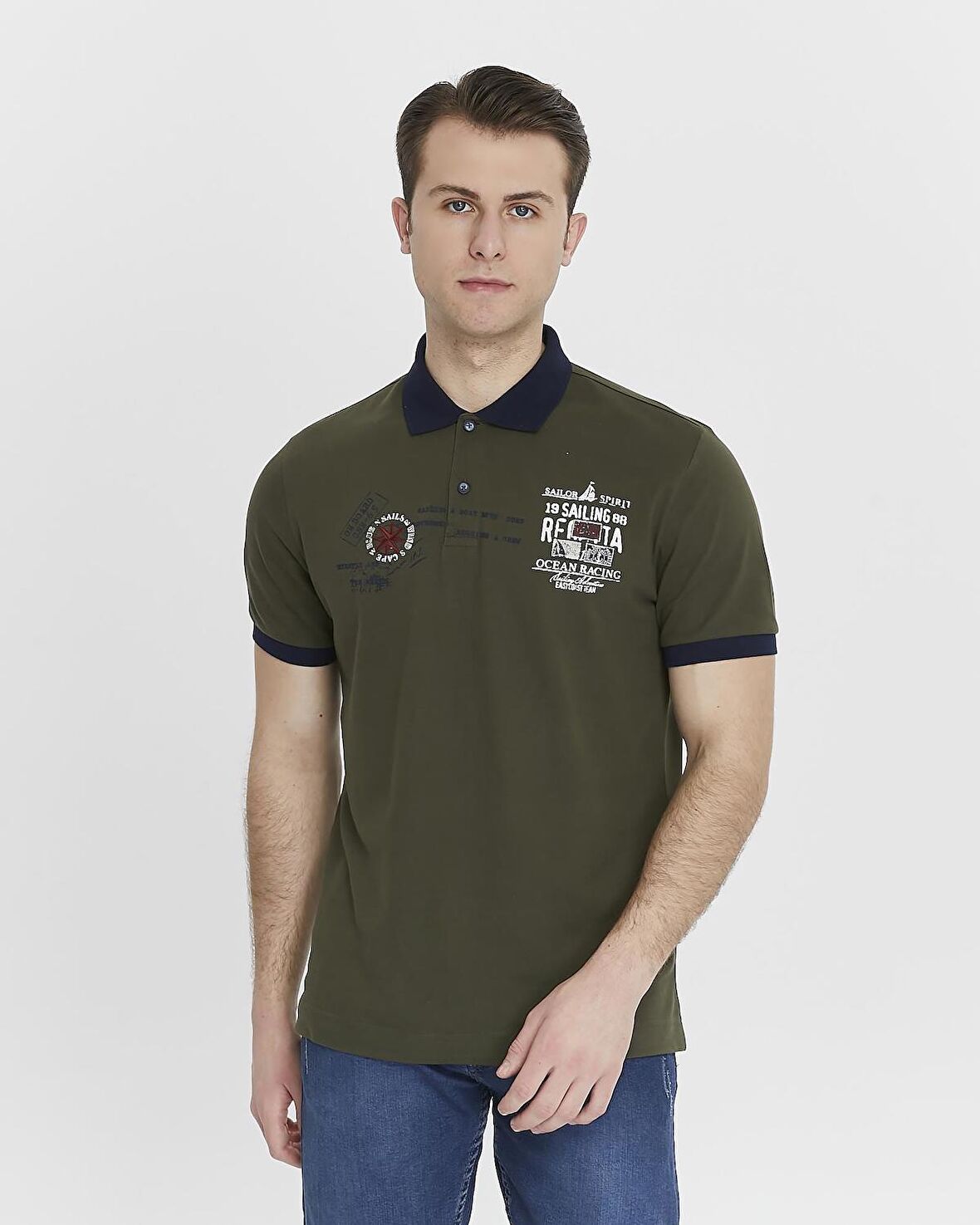 Arma Erkek Likralı Pike Polo Yaka Tişört 