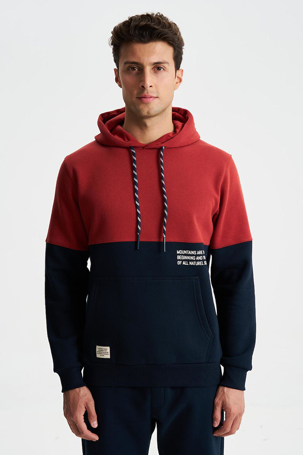 Arma Erkek Regular Fit 3 İplik Şardonlu Kanguru Cepli Kapşonlu Sweatshirt K28254627101 