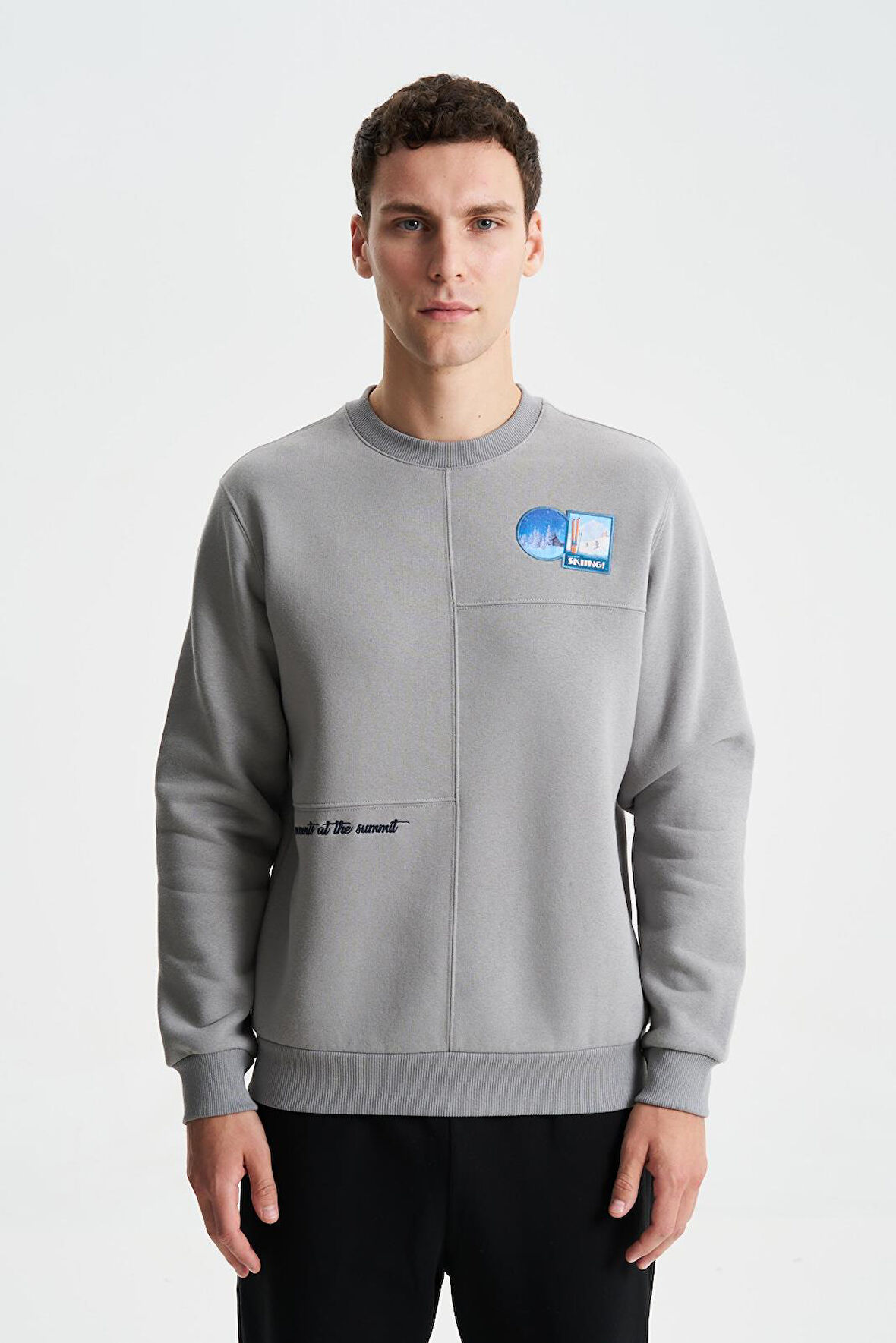 Arma Şık Erkek Regular Fit 3 İplik Şardonlu Bisiklet Yaka Sweatshirt 