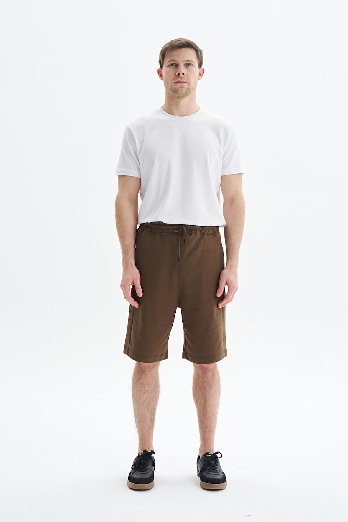 Arma Erkek Regular Fit Basic Süprem % 100 Pamuk Yandan Ve Arkadan Gizli Fermuar Cepli Şort Y29504279202 