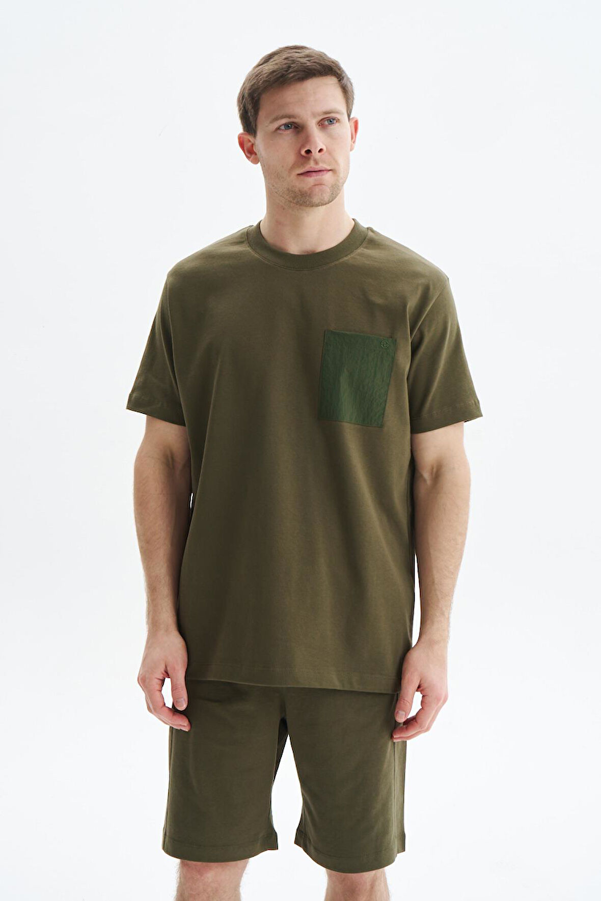 Arma Erkek Regular Fit Basic Önden Cepli % 100 Pamuk Süprem Bisiklet Yaka Tişört Y29344449202 