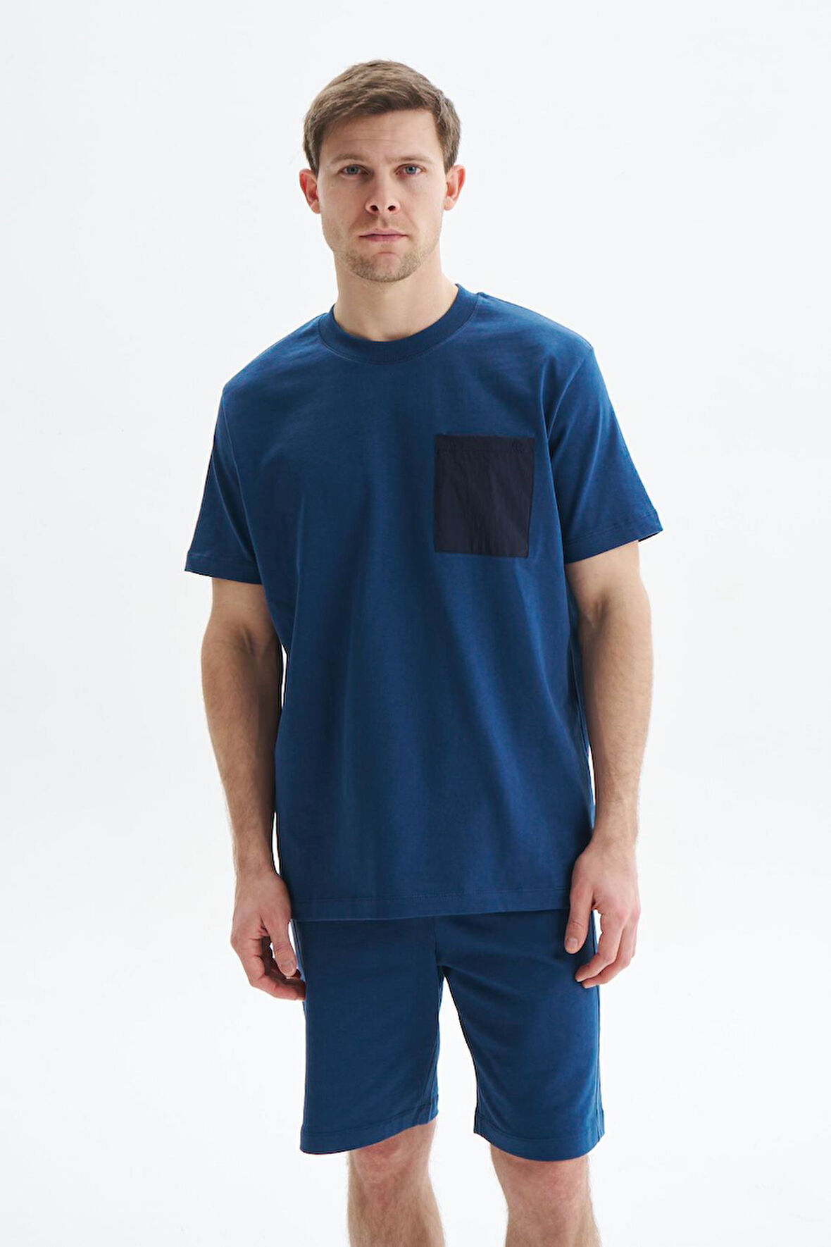 Arma Erkek Regular Fit Basic Önden Cepli % 100 Pamuk Süprem Bisiklet Yaka Tişört Y29344449202 