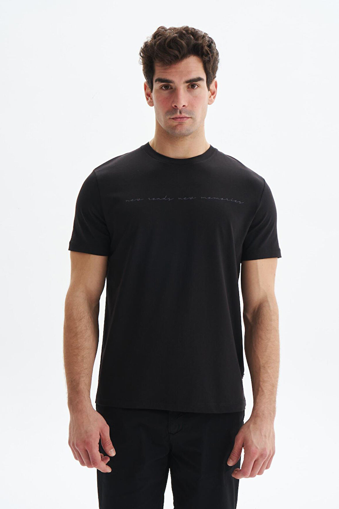 Arma Erkek Regular Fit Yazı Baskılı Süprem Bisiklet Yaka Tişört Y29344472702 