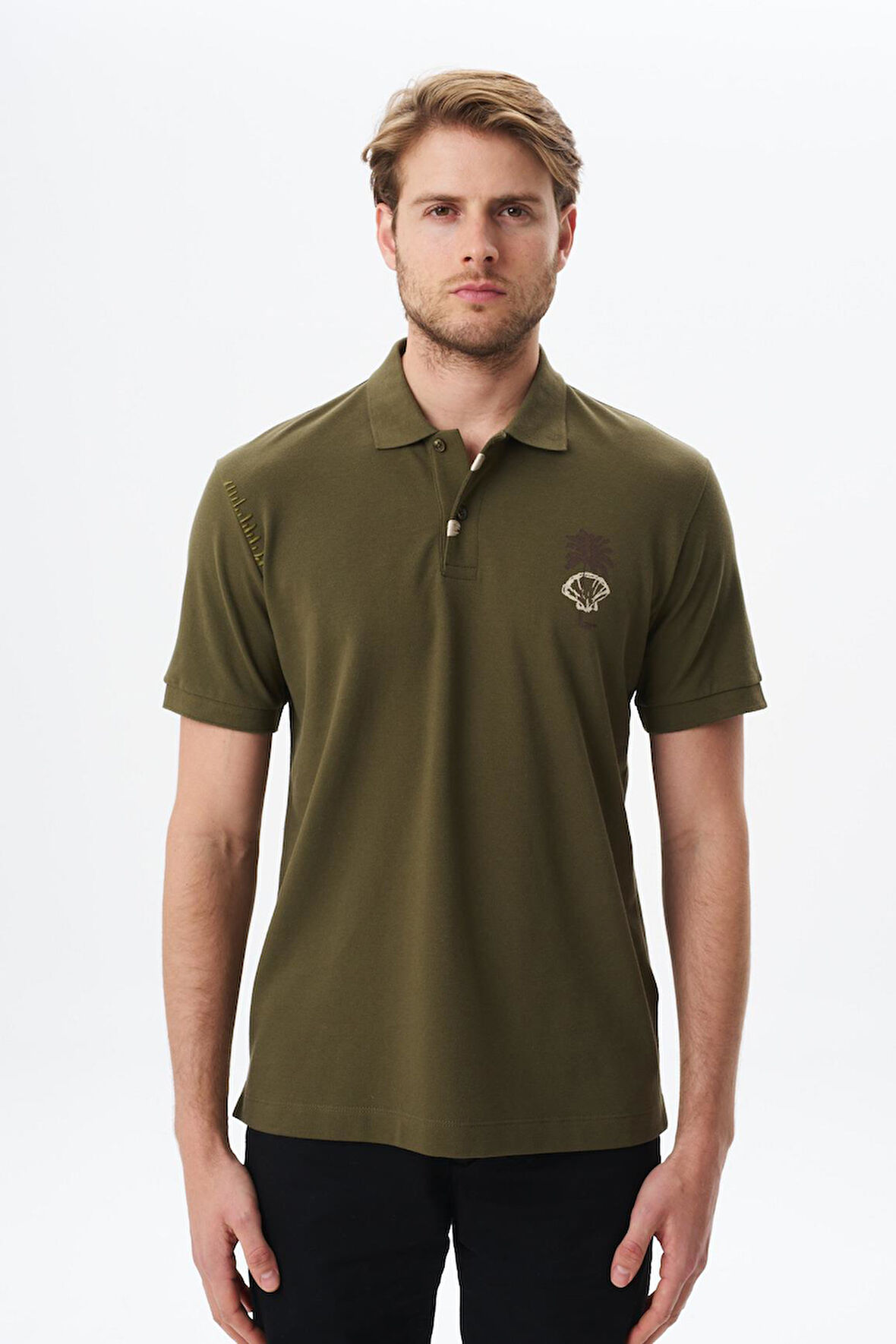 Arma Erkek Regular Fit Baskılı % 100 Pamuk Pike Polo Yaka Tişört Y29374354902 