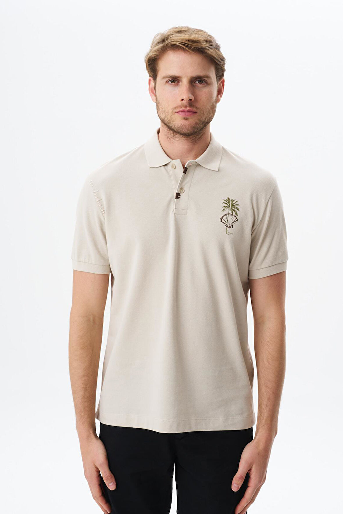 Arma Erkek Regular Fit Baskılı % 100 Pamuk Pike Polo Yaka Tişört Y29374354902 