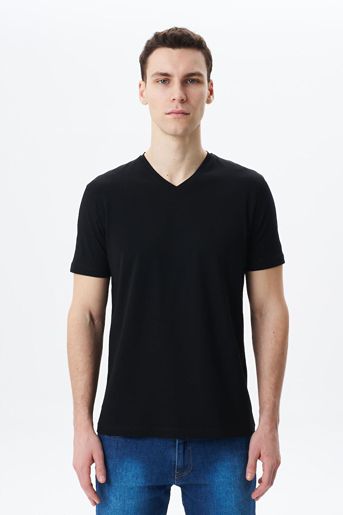 Arma Erkek Regular Fit Basic Süprem V Yaka Tişört Y29364453102 